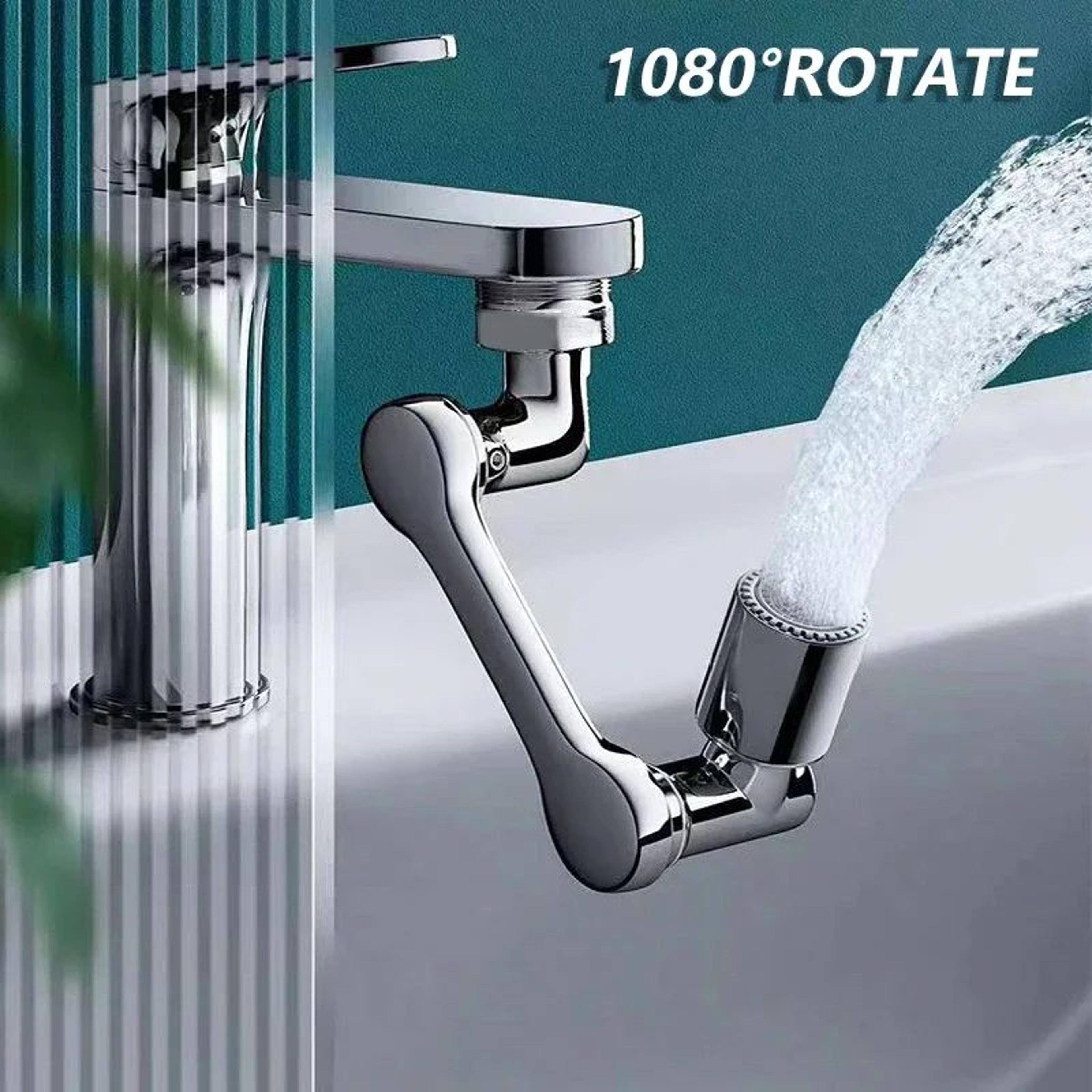 flexflow 1080° rotating faucet sprayer adapter for bathroom & kitchen sinks