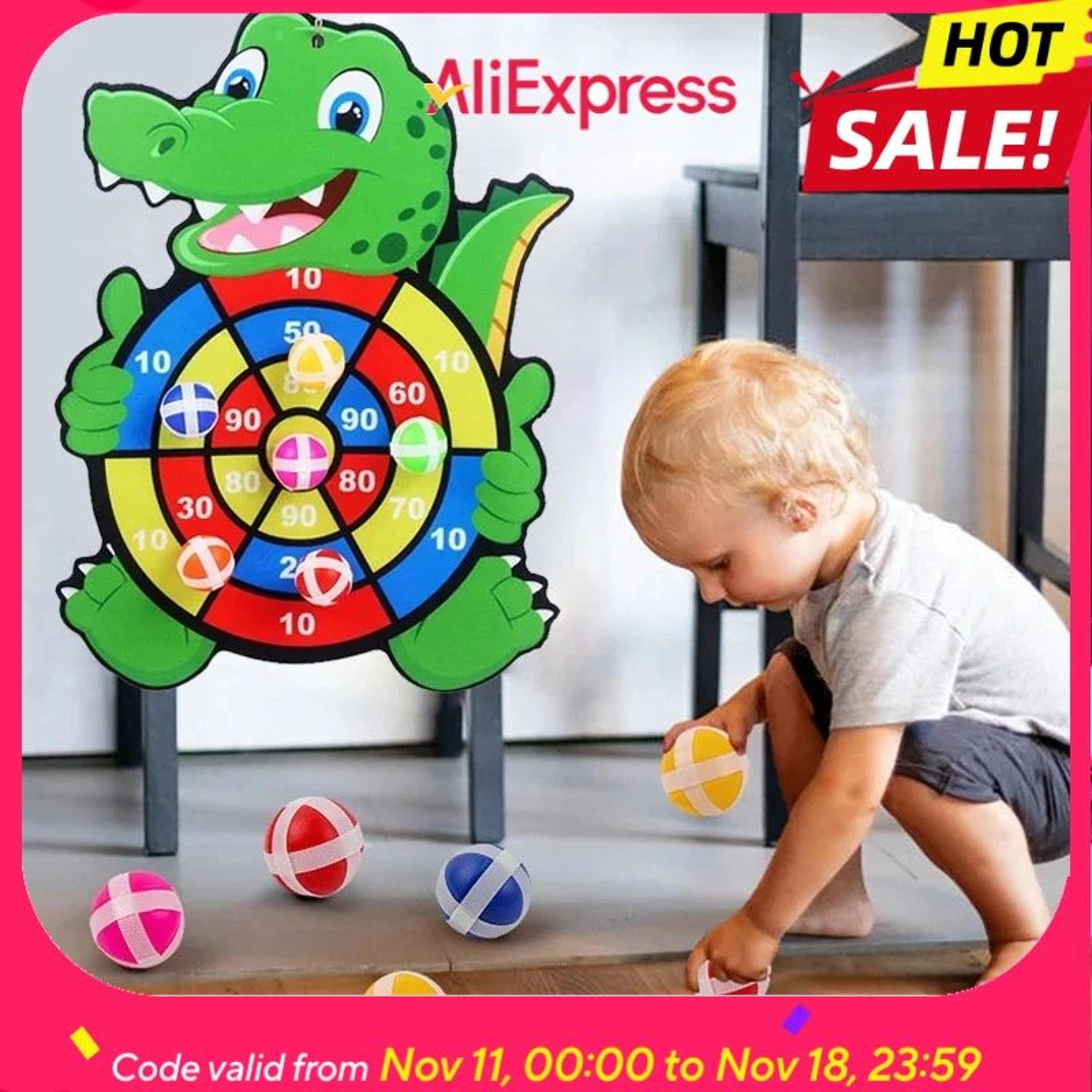 montessori kids dart board game for active indoor learning