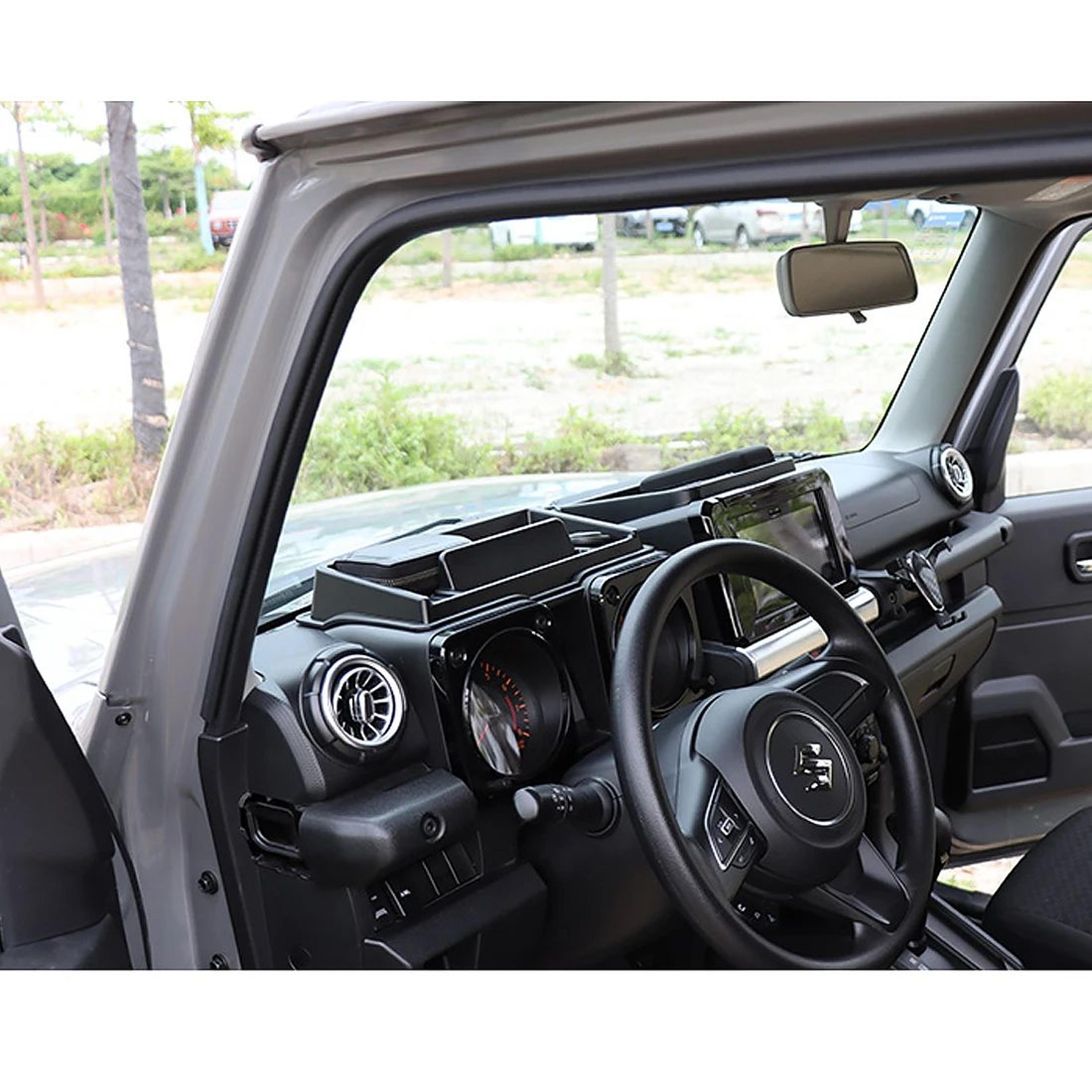 Suzuki Jimny Dashboard Organizer Tray With Cup  Phone Holder For JB64JB74 20192025 5
