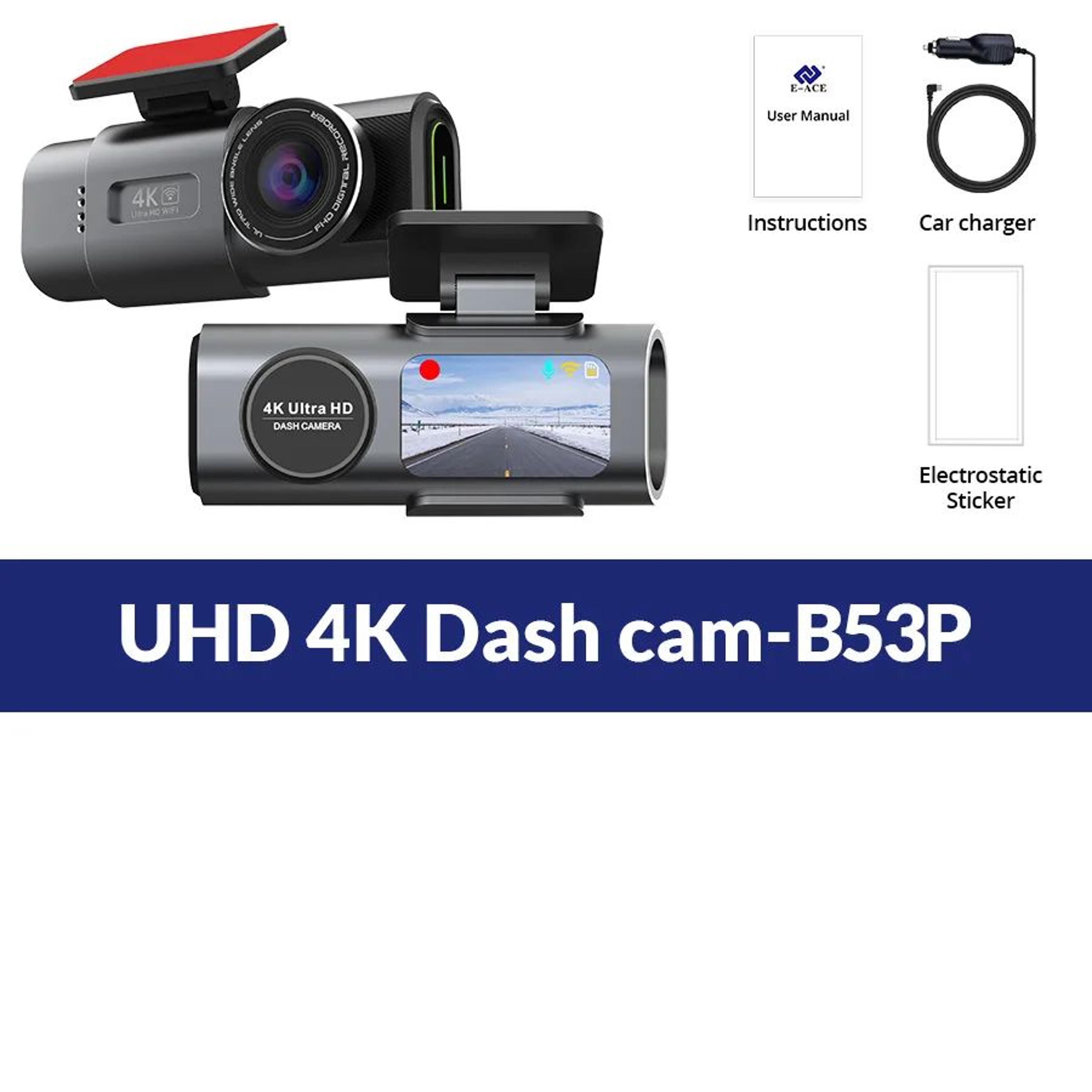 4K Dash Cam With WiFi GPS Night Vision And 24H Parking Monitor 6
