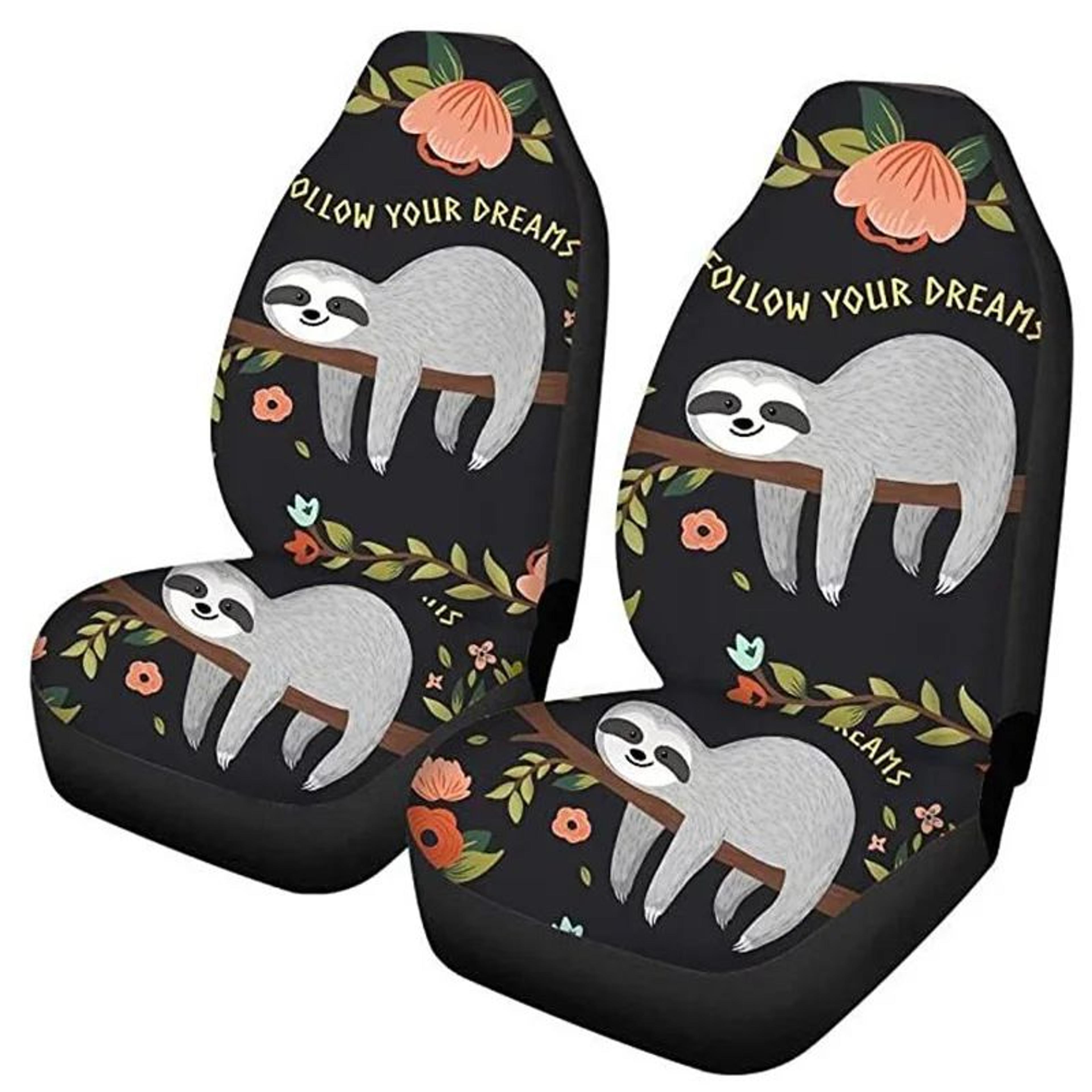 Universal Washable Front Car Seat Covers 2 Pack 8