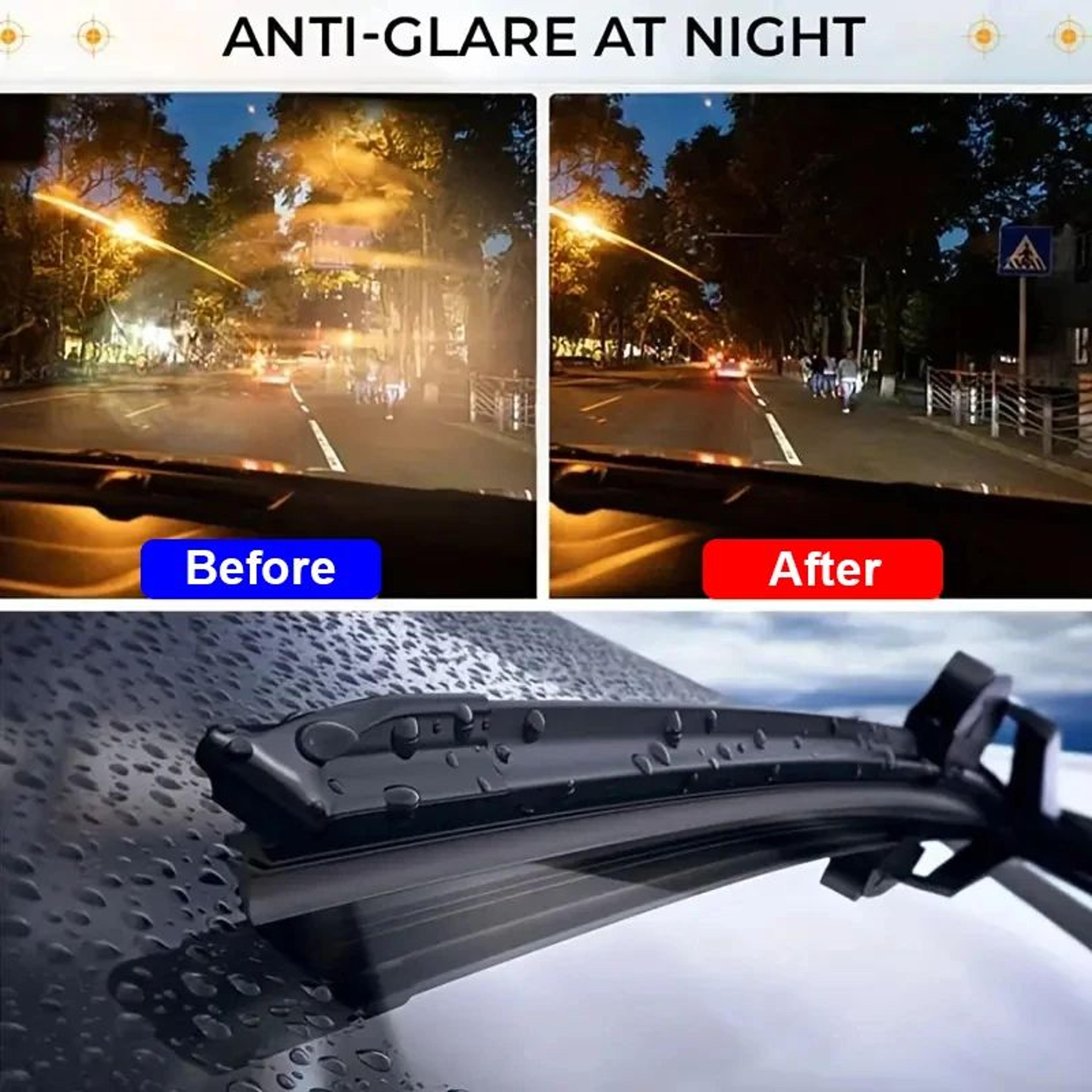 ClearDrive Windshield Restore Kit  Car Glass Polish Windshield Oil Film Remover  Hydrophobic Rain R 4