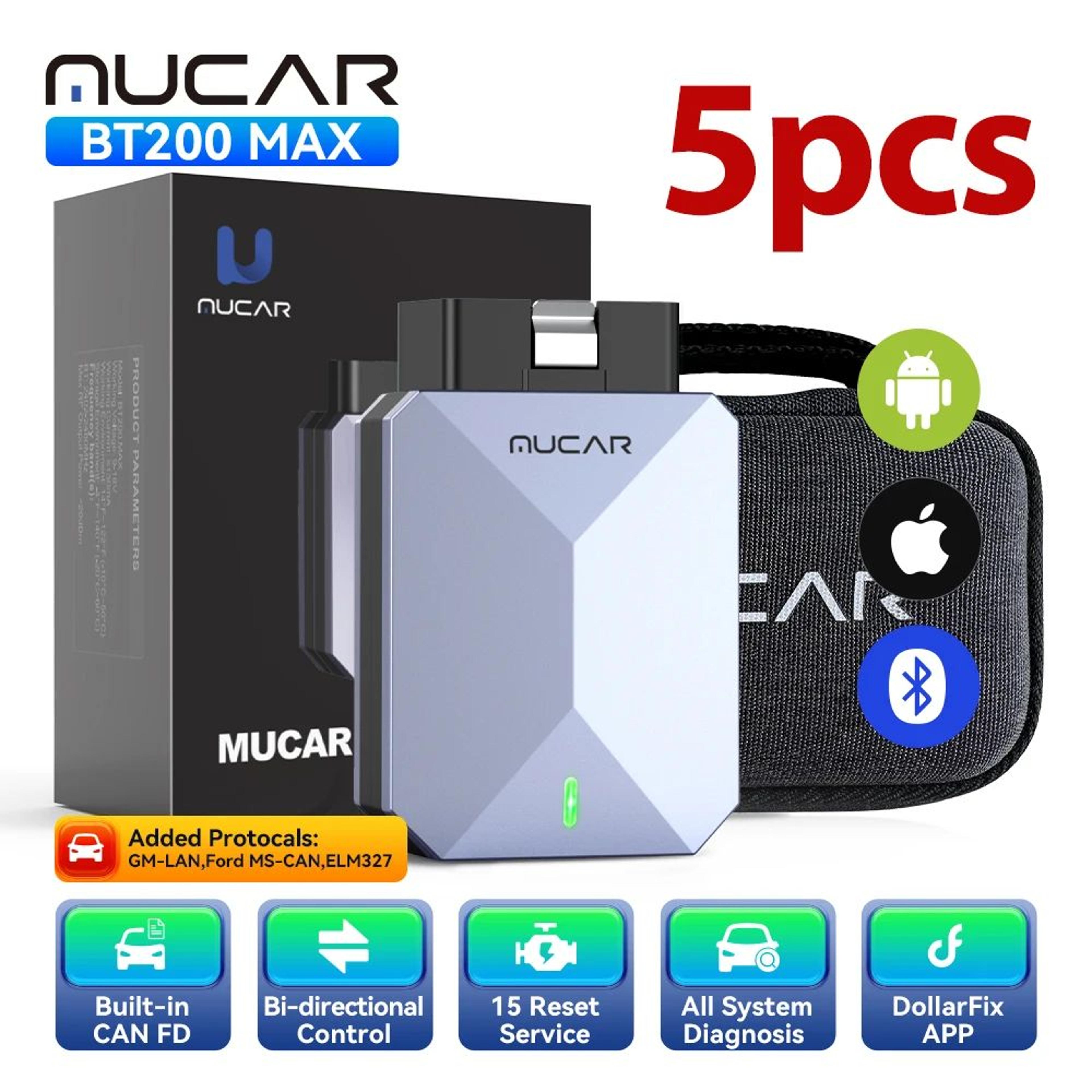 MUCAR BT200 MAX Bluetooth OBD2 Scanner With Bidirectional Control  Full System Diagnostics 8