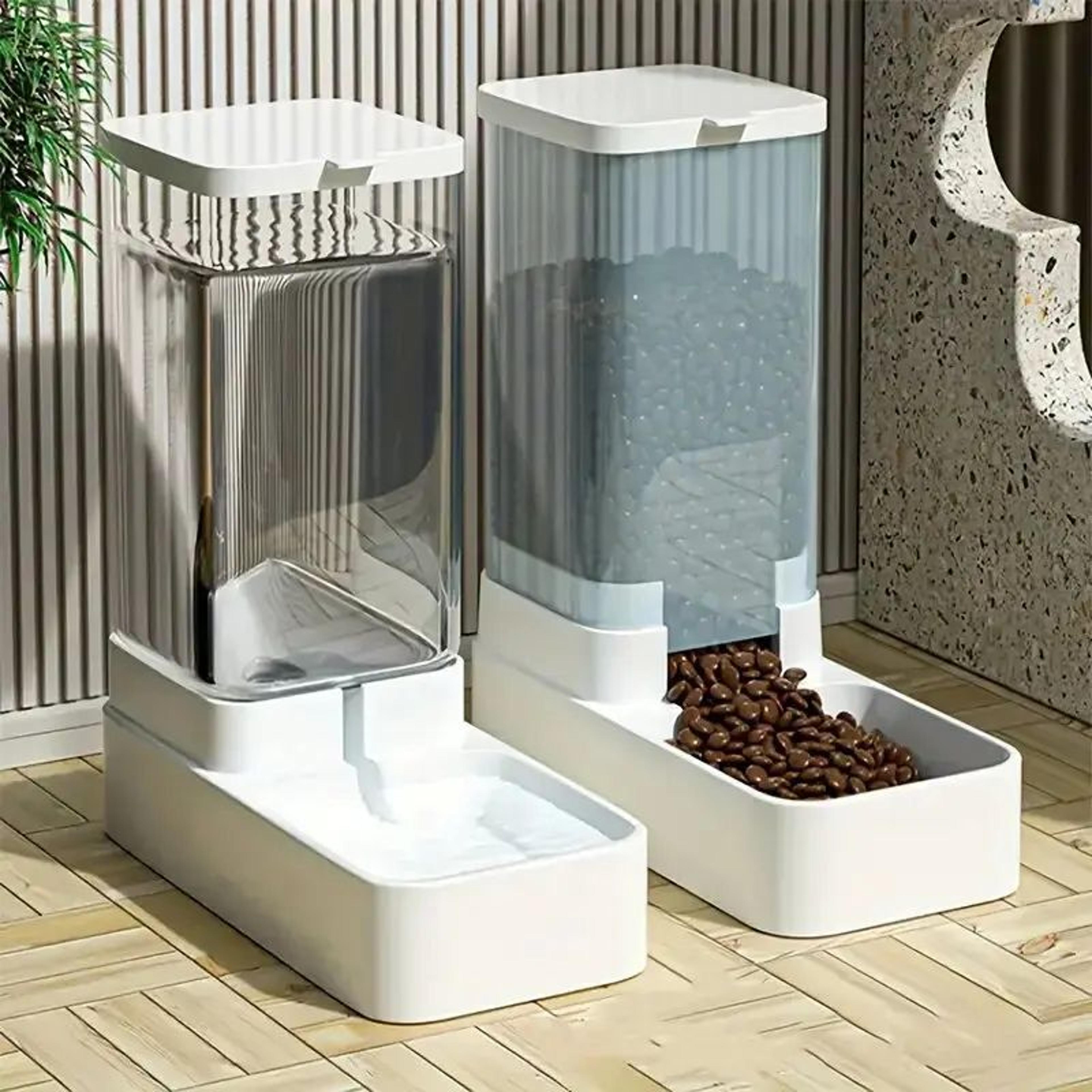GravityFlow Automatic Dog Feeder  Water Dispenser Set 7