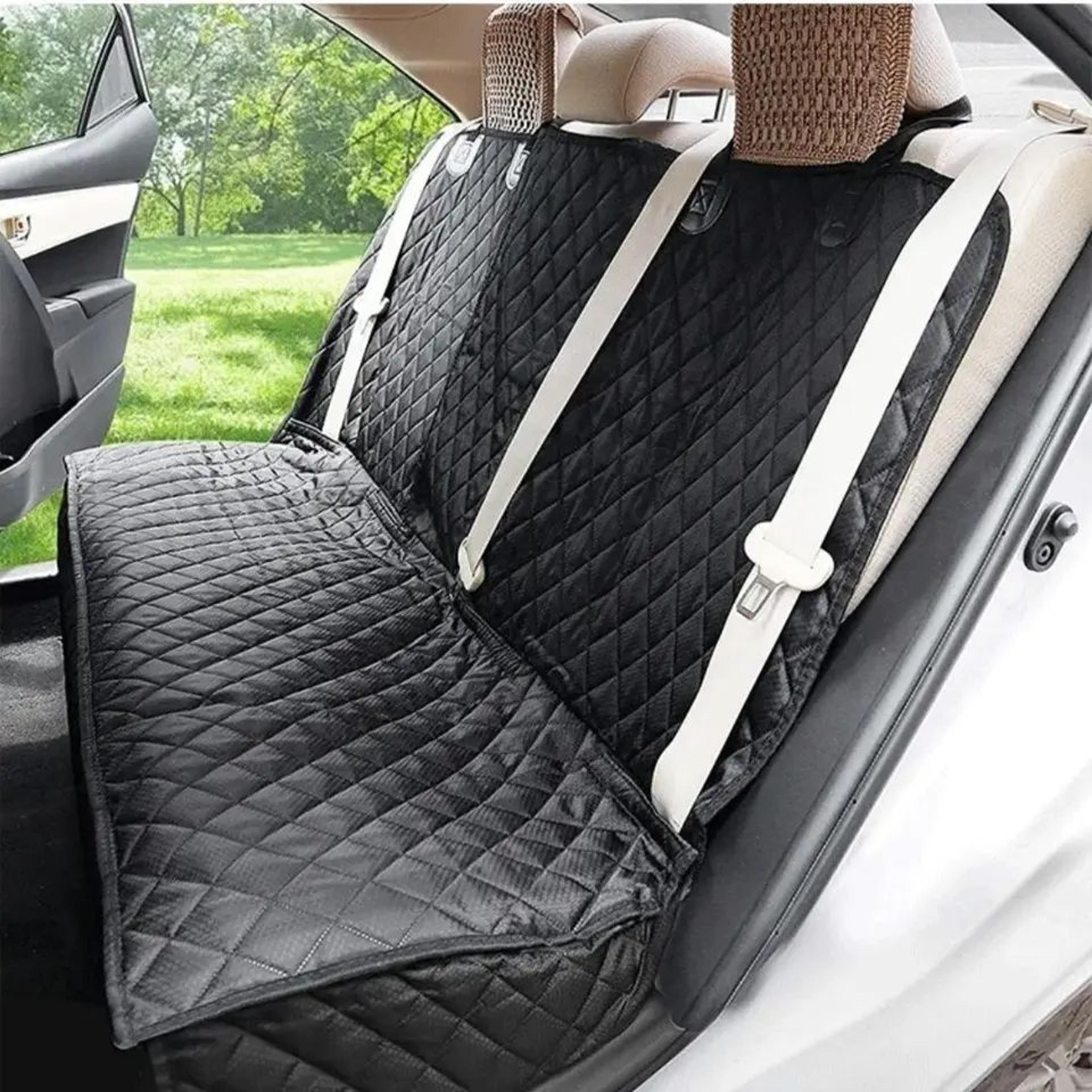Luxury Waterproof Dog Car Hammock Seat Protector With Armrest Access 1