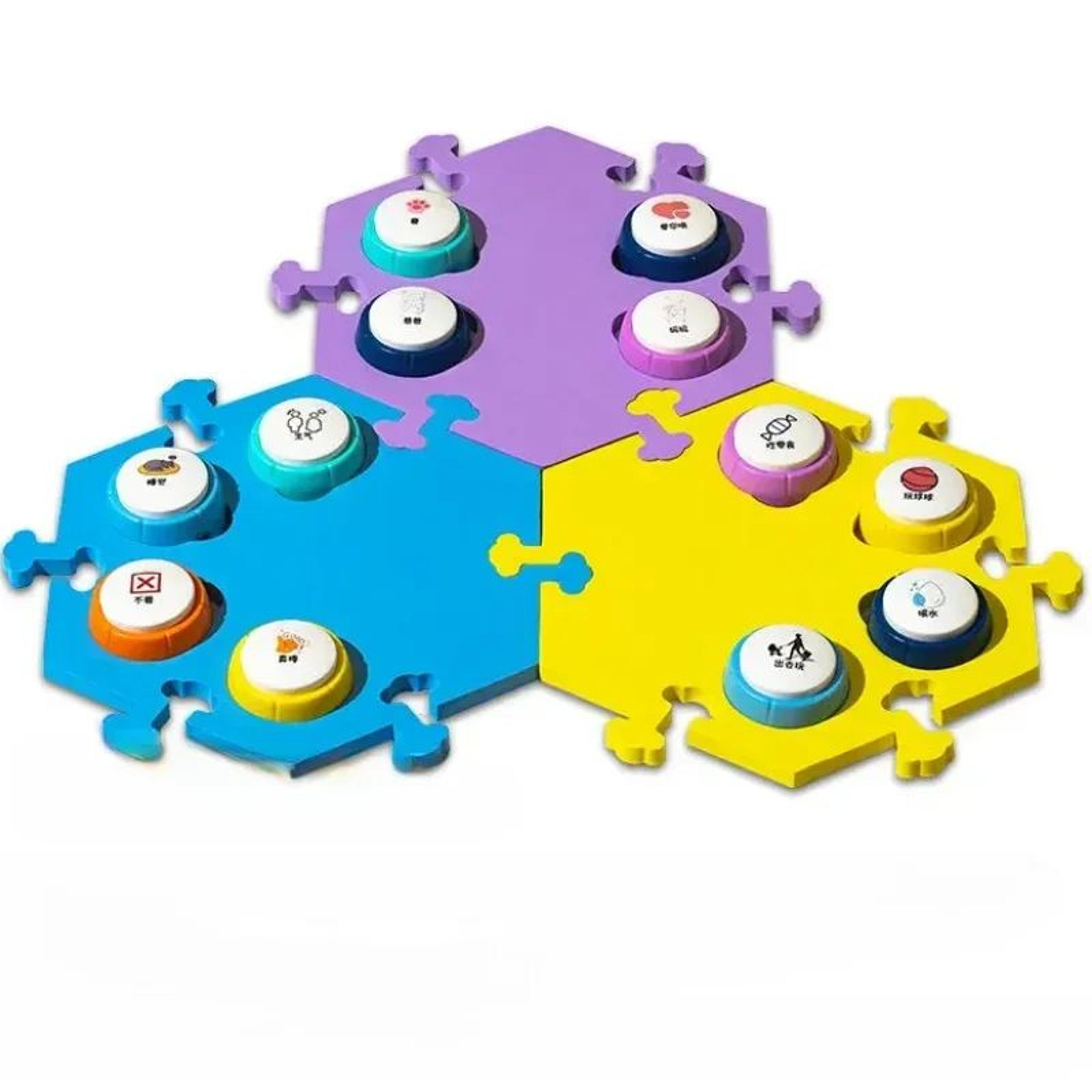 Dog Talking Buttons Pet Voice Recorder Training Clickers 1
