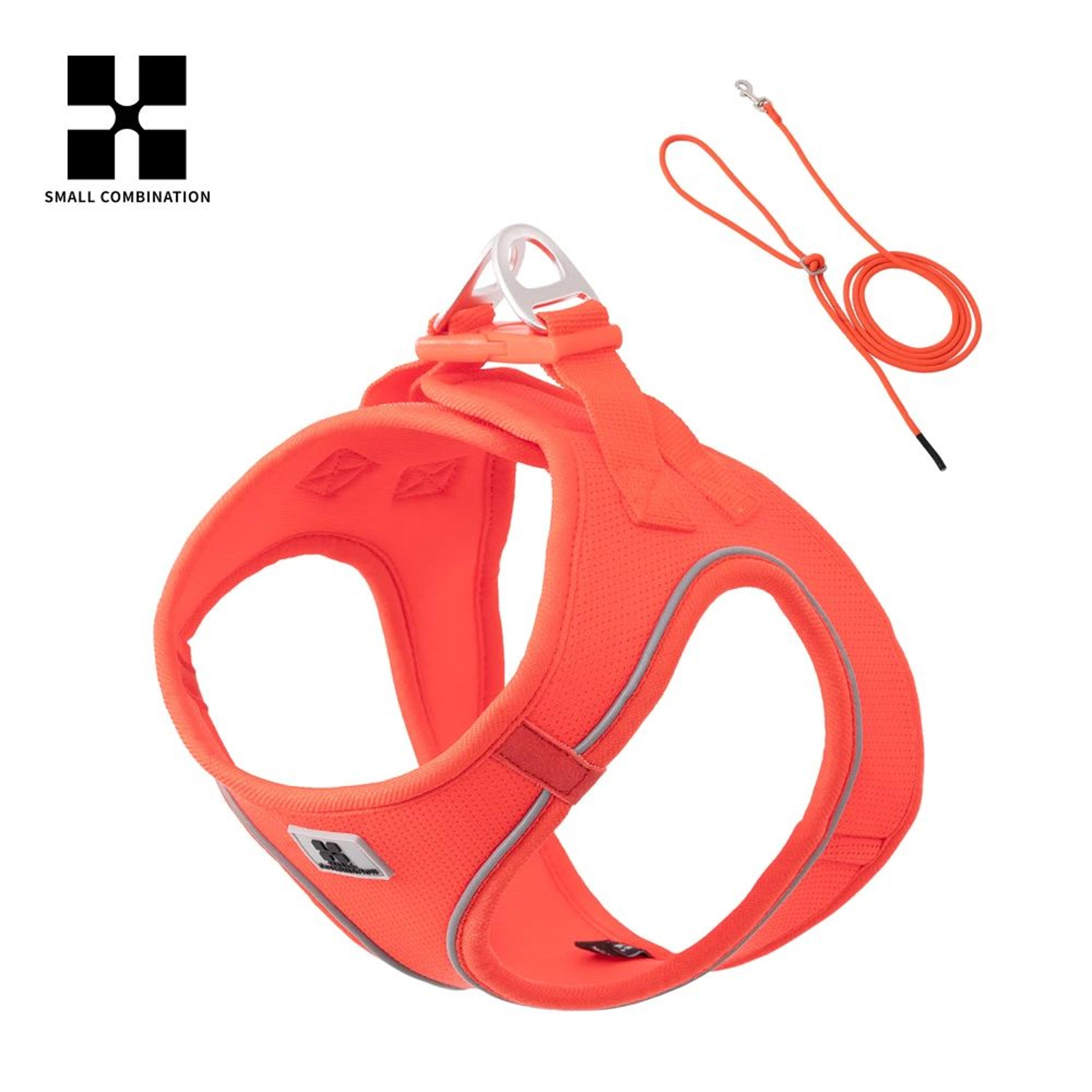 Reflective Adjustable Dog Harness Leash Set For Small  Medium Dogs And Cats 11