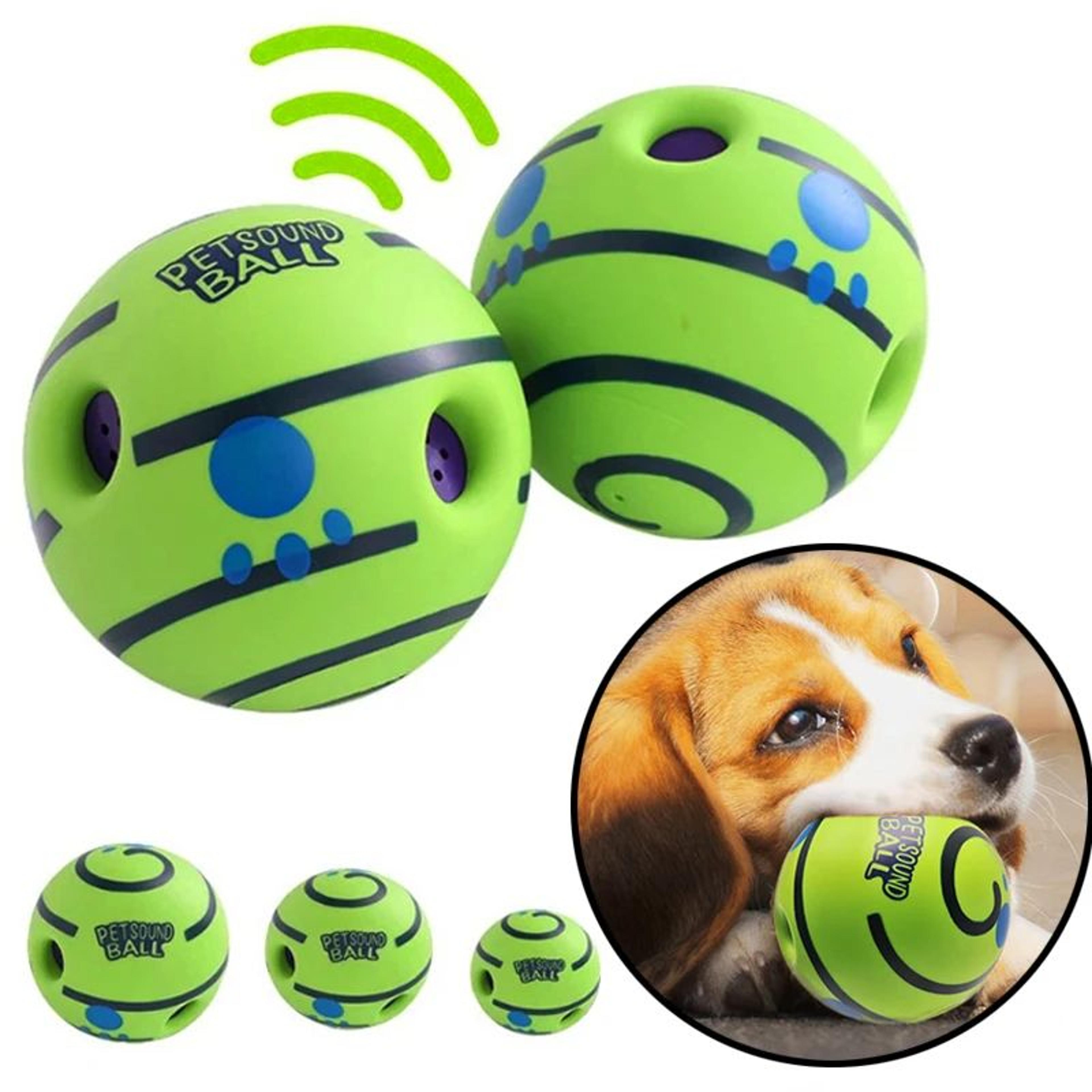 Wobble Giggle Interactive Dog Toy Ball 0