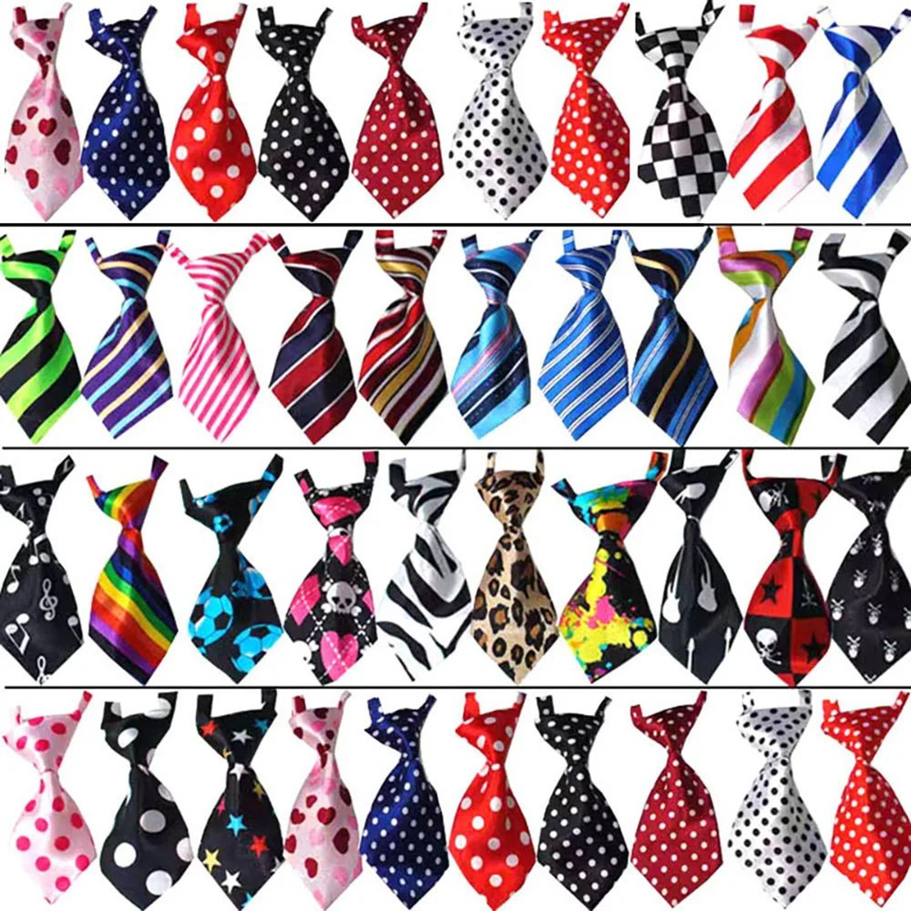 Elegant Adjustable Pet Bow Tie Set For Dogs  Cats  Colorful Grooming Accessories Pack 0