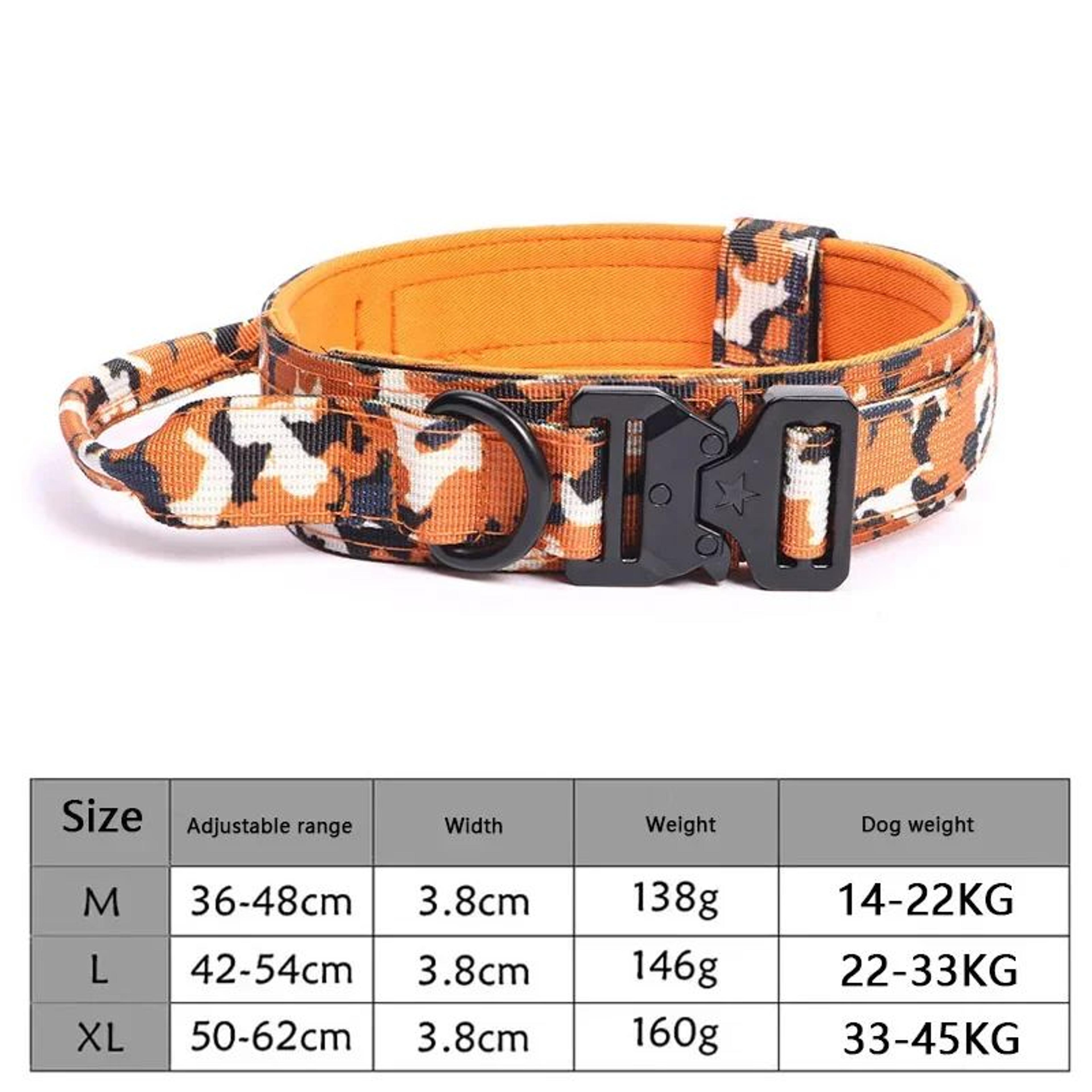 Heavy Duty Tactical Dog Collar And Training Leash Set 9