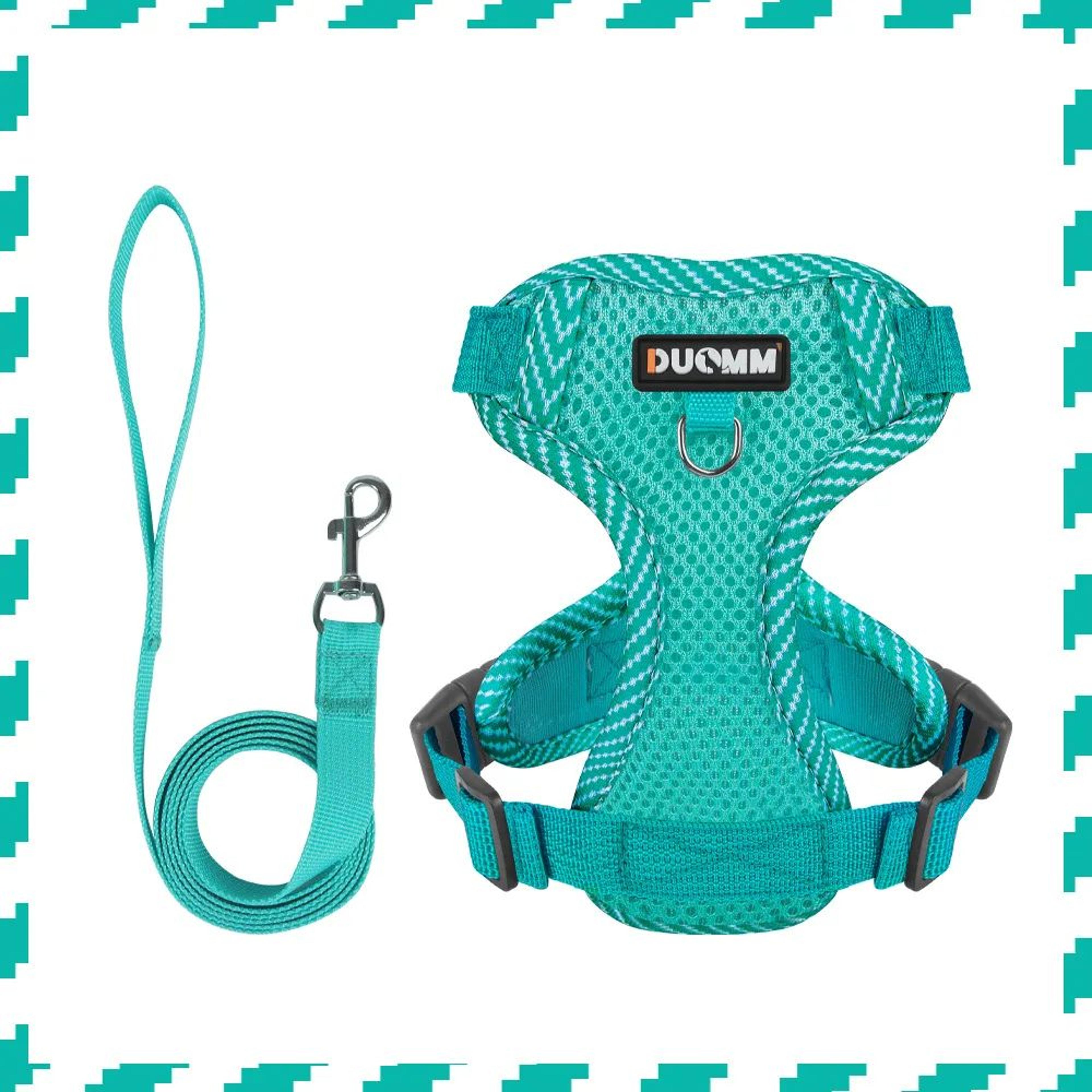 Reflective Adjustable Mesh Dog Harness And Leash Set 7