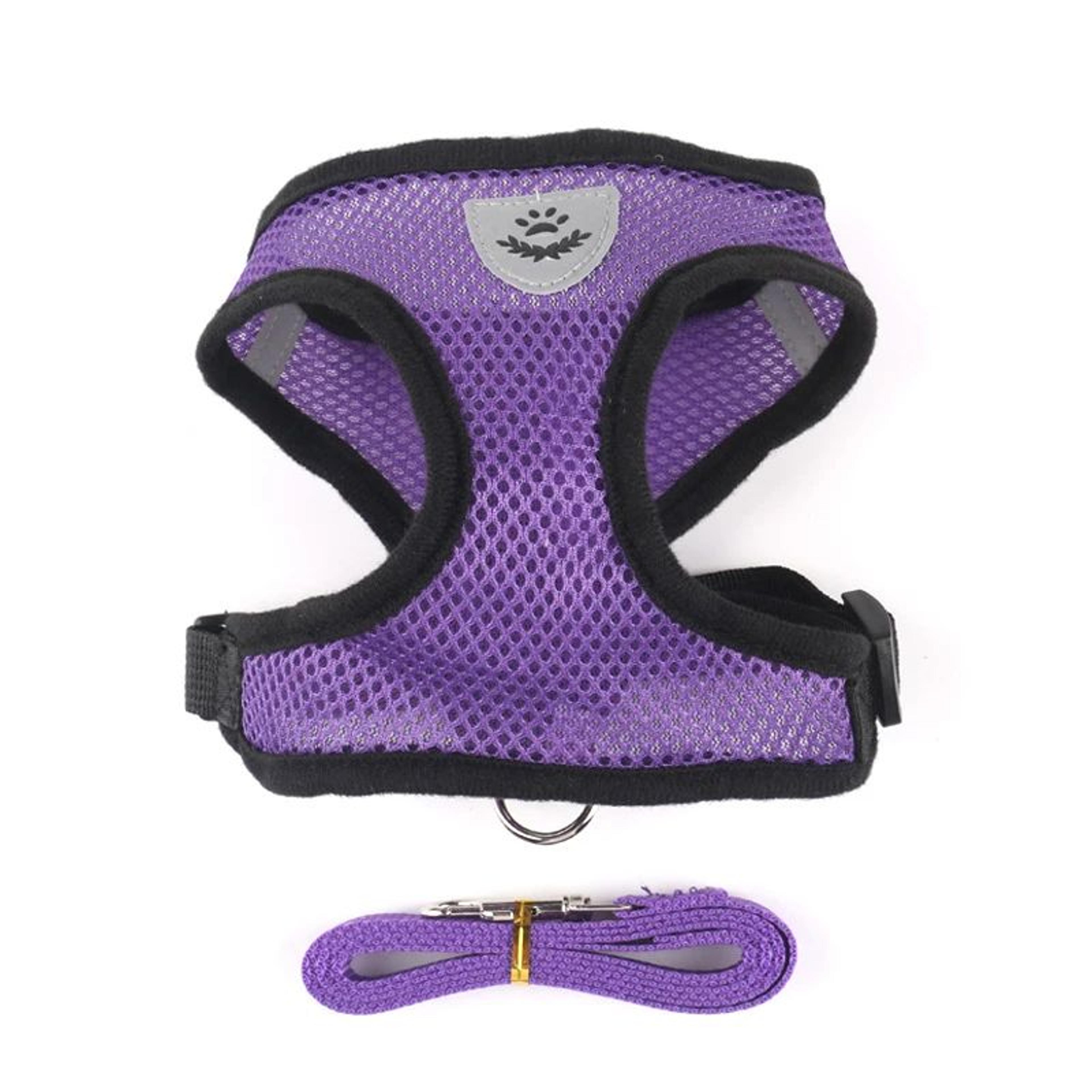 BreathEasy Adjustable Pet Harness  Leash Set For Small And Medium Dogs  Cats 11