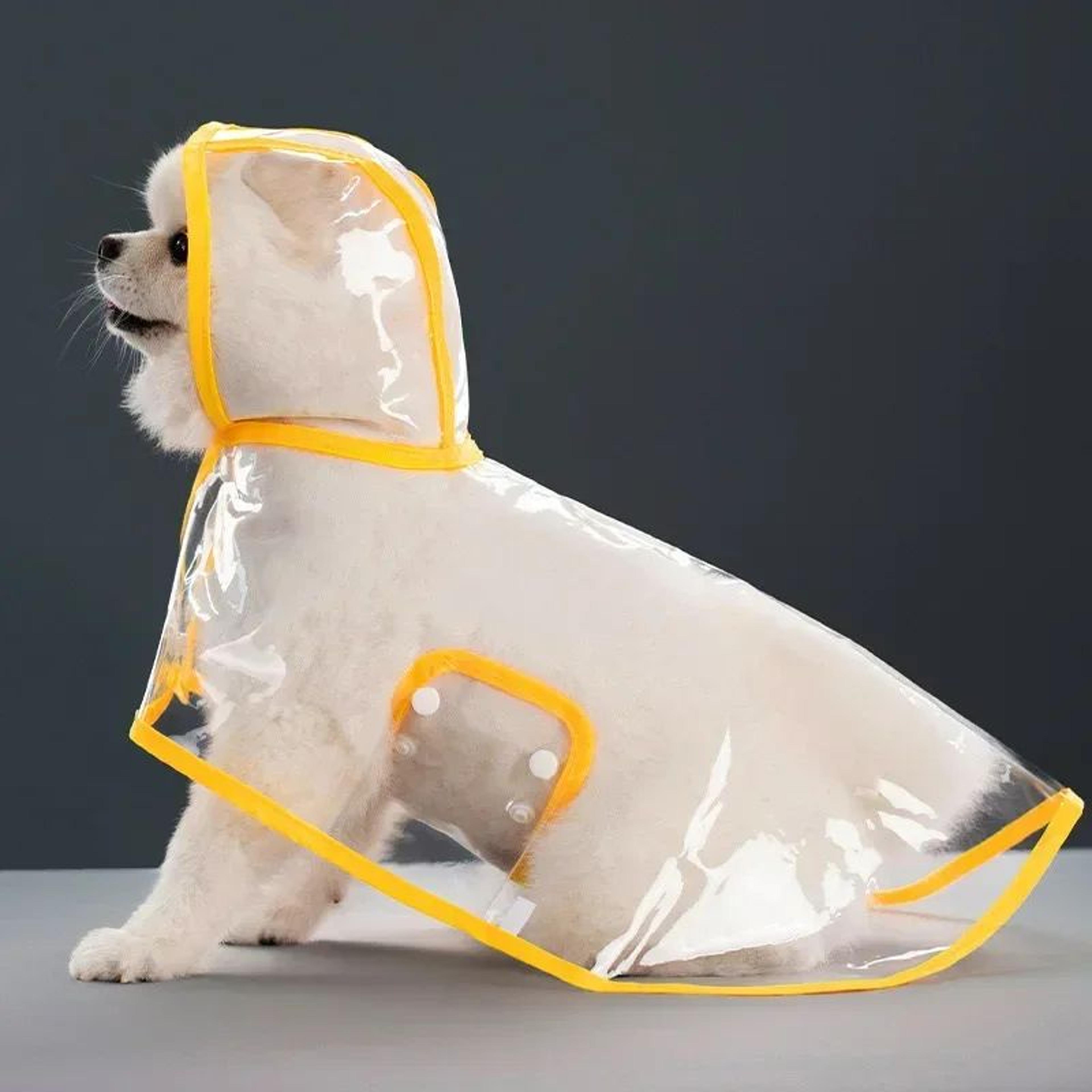 ClearShield Waterproof Dog Raincoat For Small  Large Dogs 9