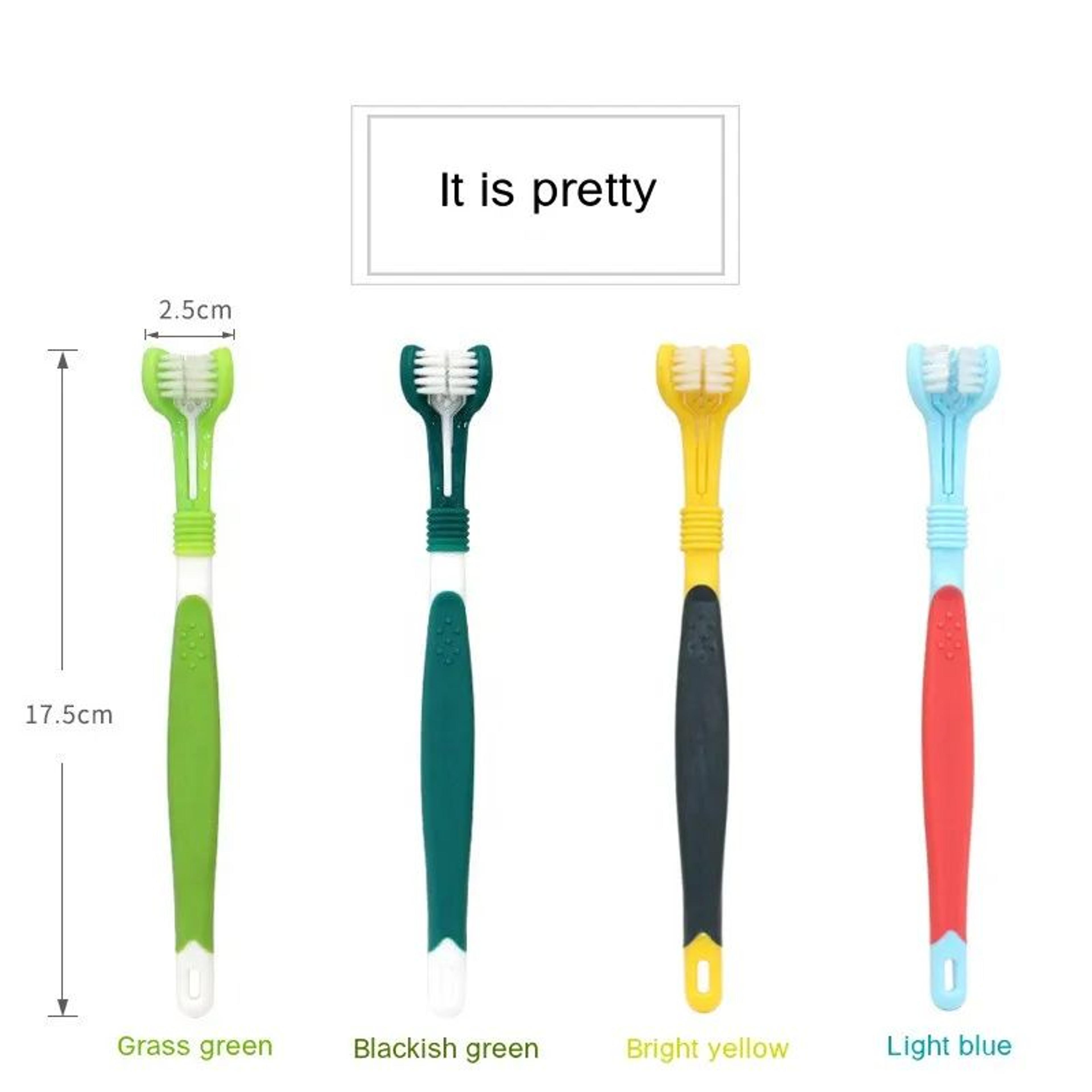 FreshSmile 360 Pet Toothbrush For Dogs  Cats  TripleHead Pet Toothbrush For Easy Tartar  Bad Breath 2