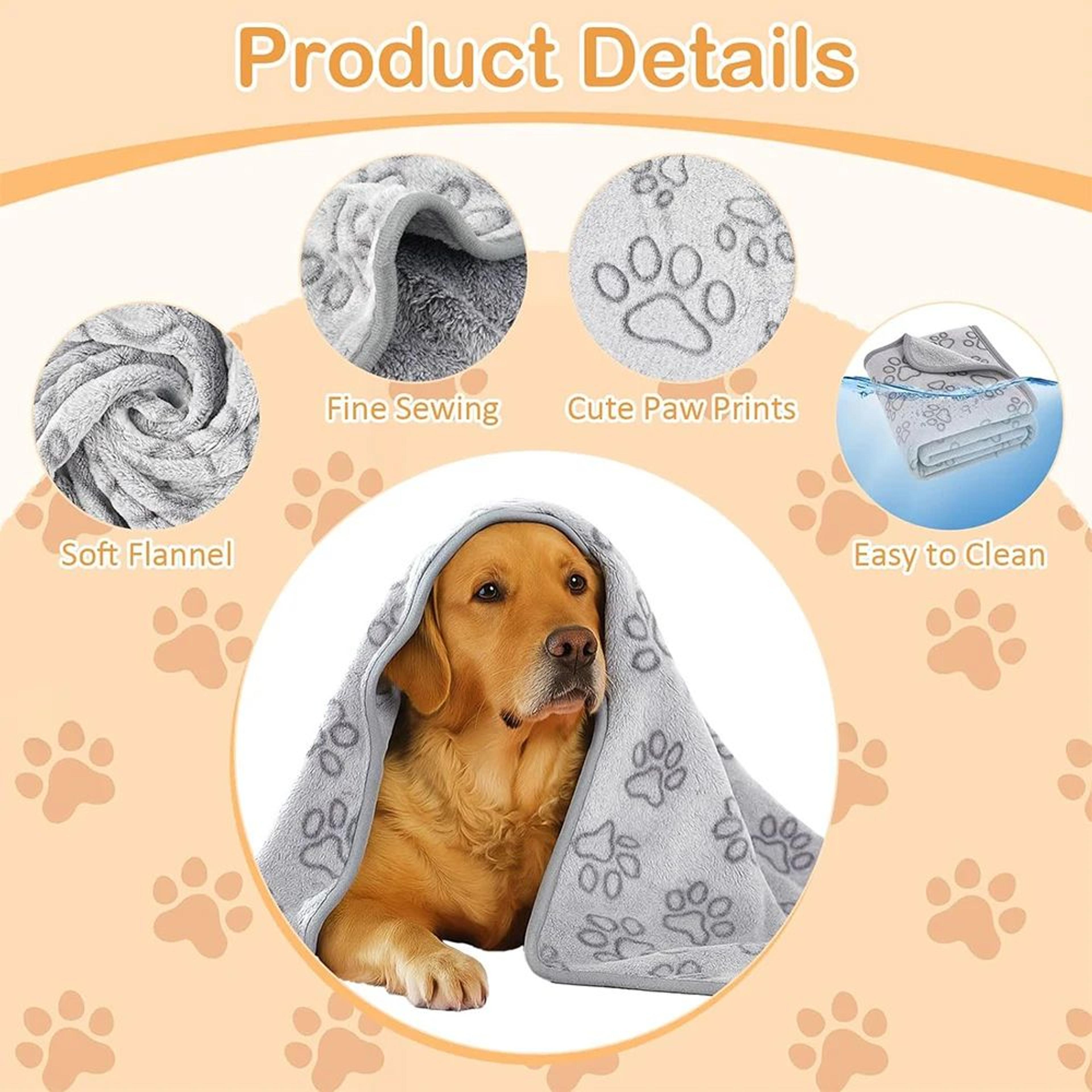 CloudPaws Plush Pet Blanket Bed Mat For Cats  Small Dogs 3
