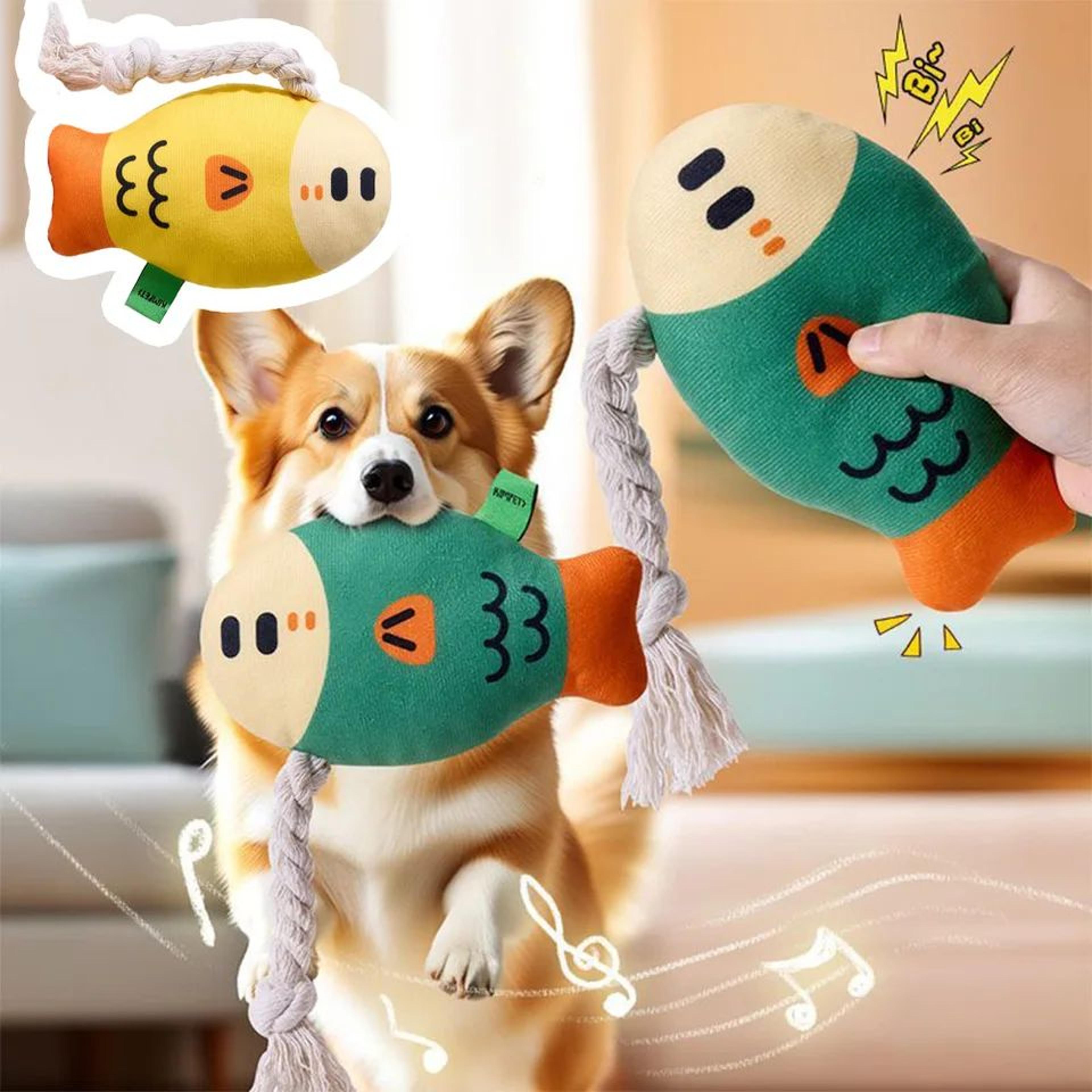 Durable Squeaky Plush Chew Toy For Dogs 0