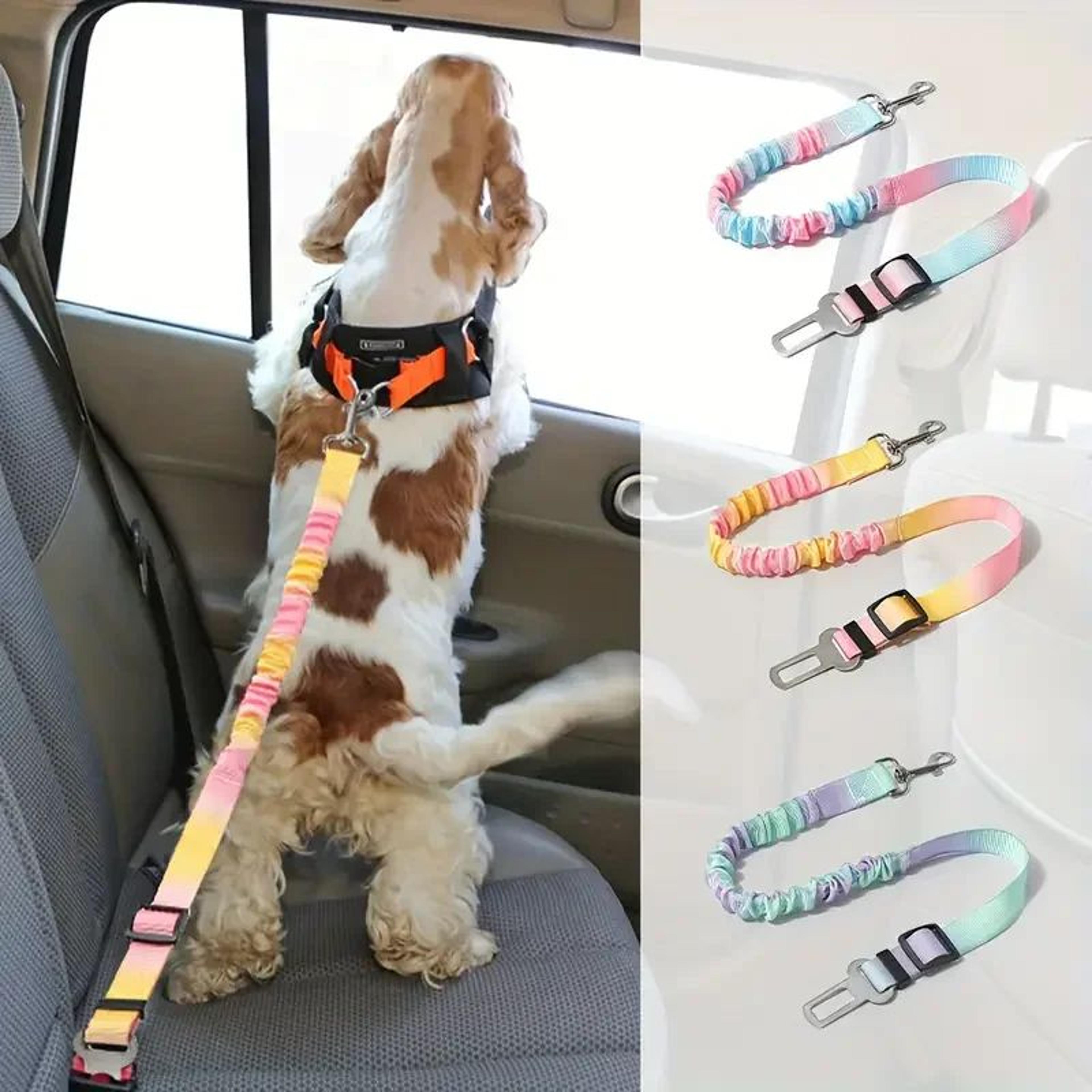 Adjustable Dog Car Seat Belt Safety Leash 2