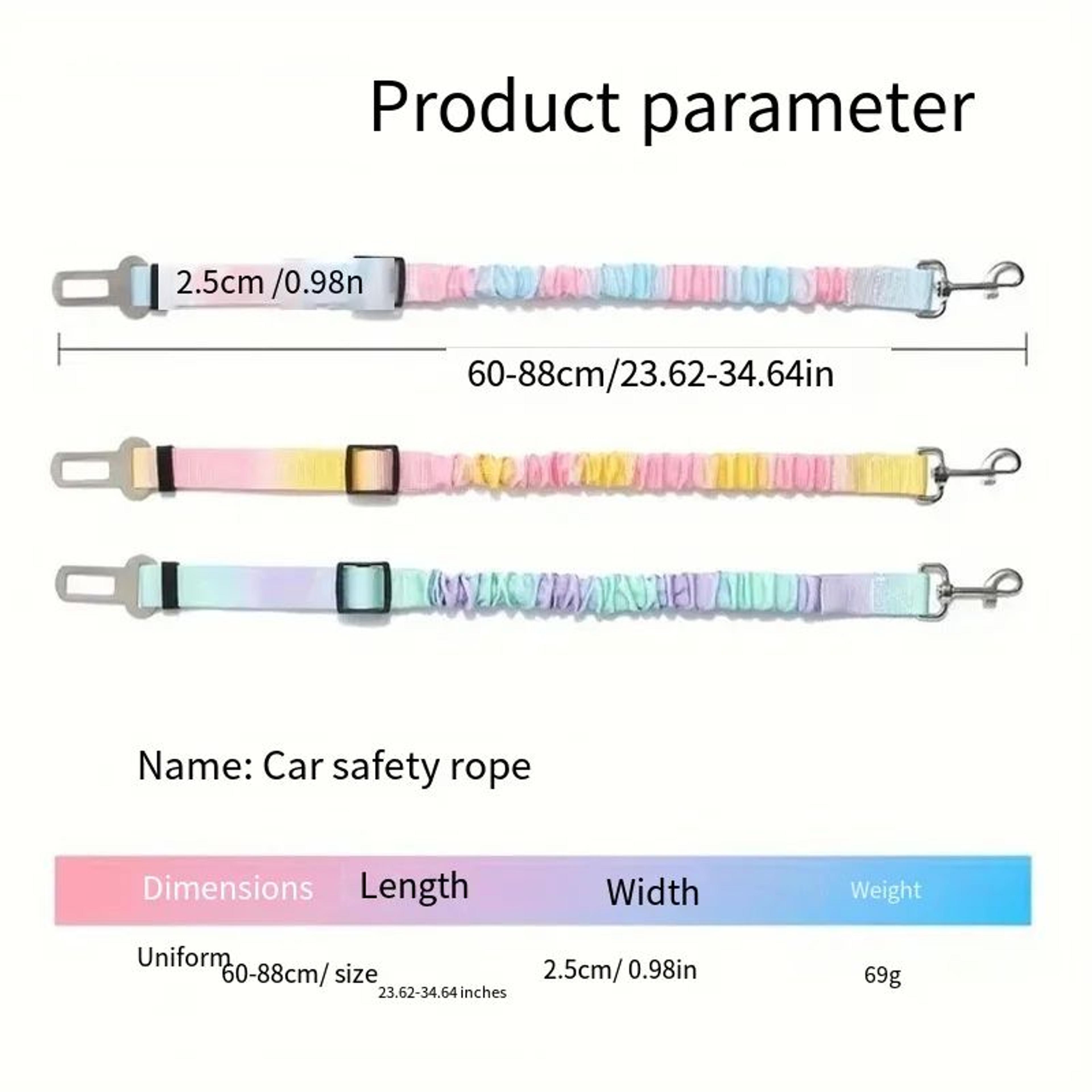 Adjustable Dog Car Seat Belt Safety Leash 5