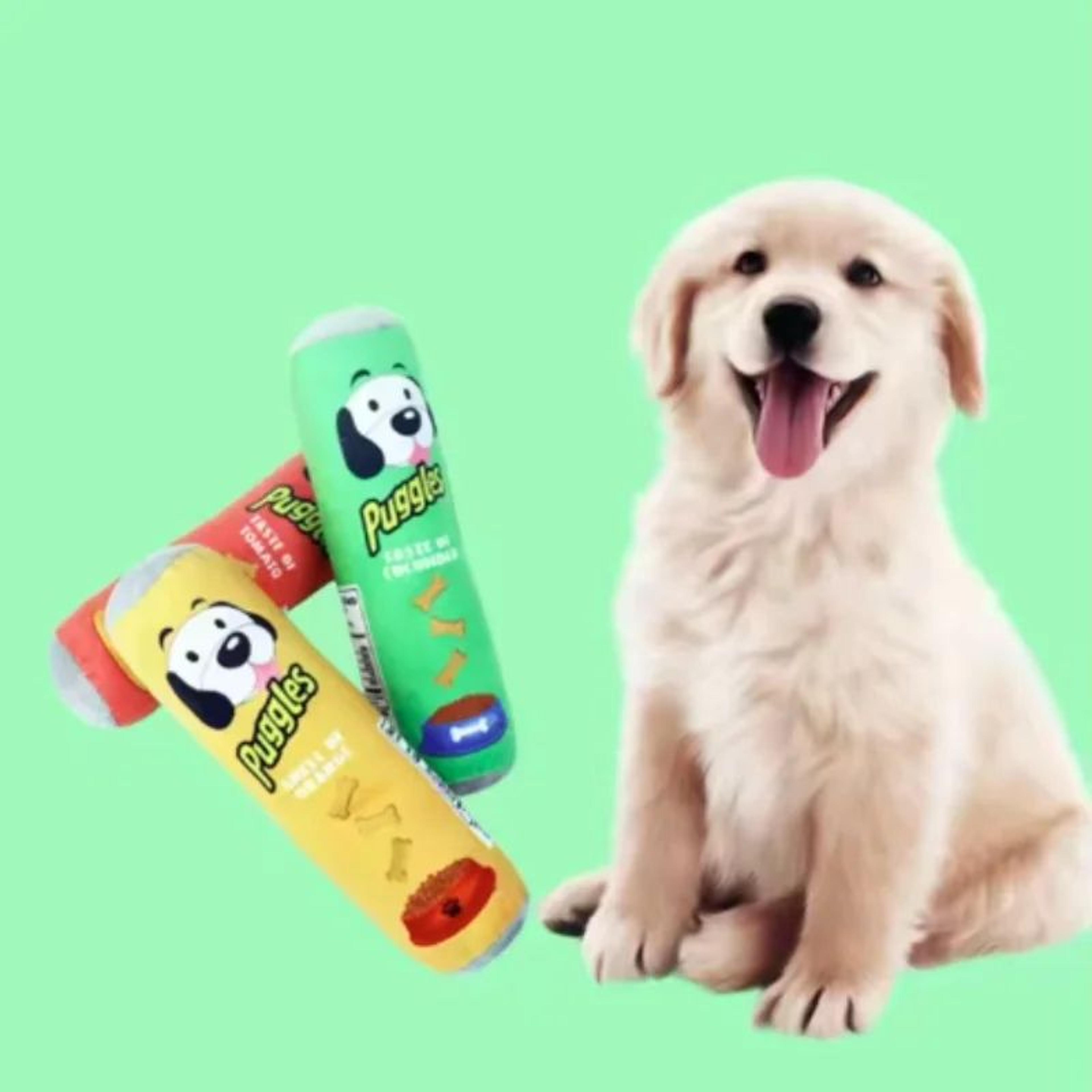 pawbrew squeaky dog chew toy for aggressive chewers – plush interactive dog toy for teeth cleaning & play