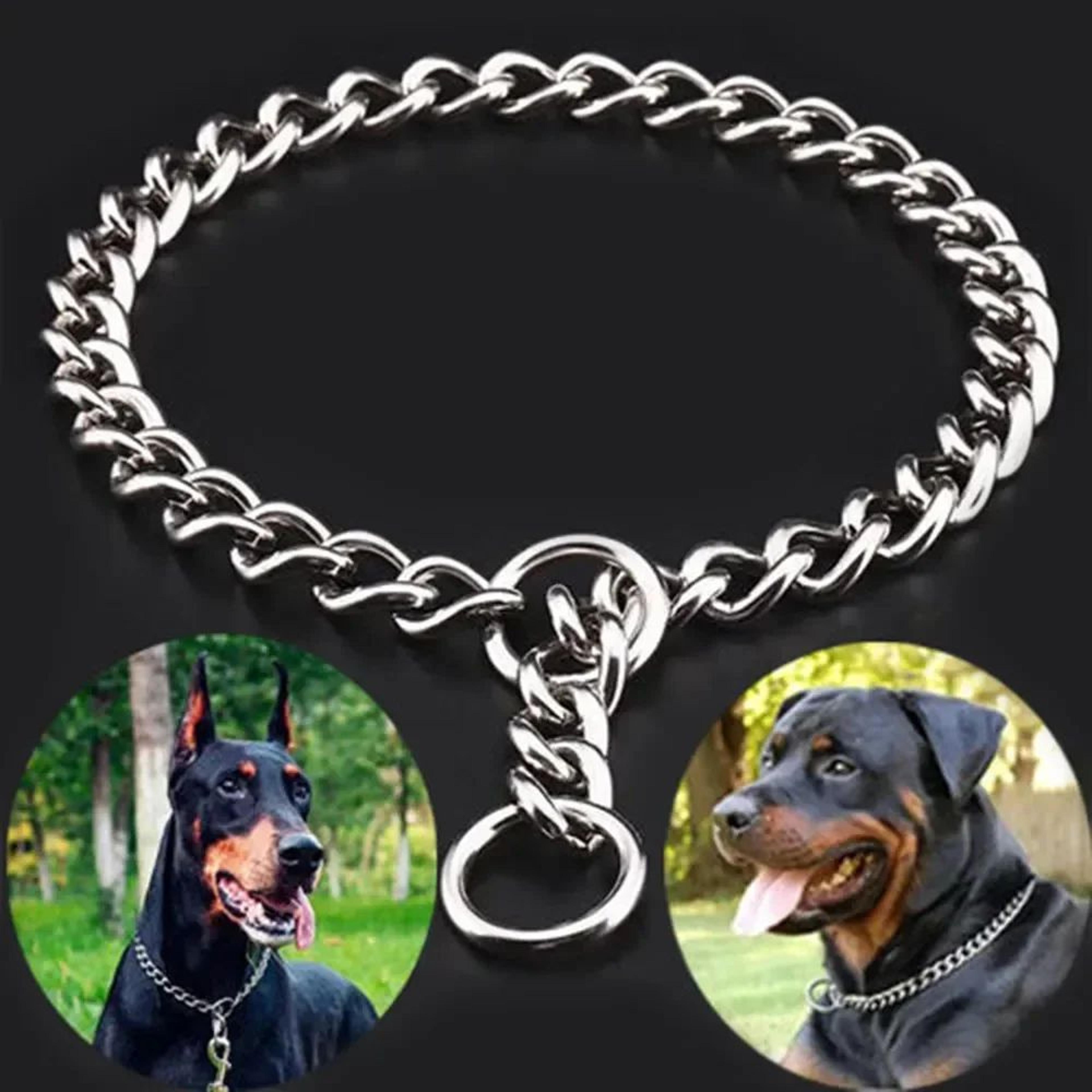 Stainless Steel Adjustable Dog Training Chain Collar 0
