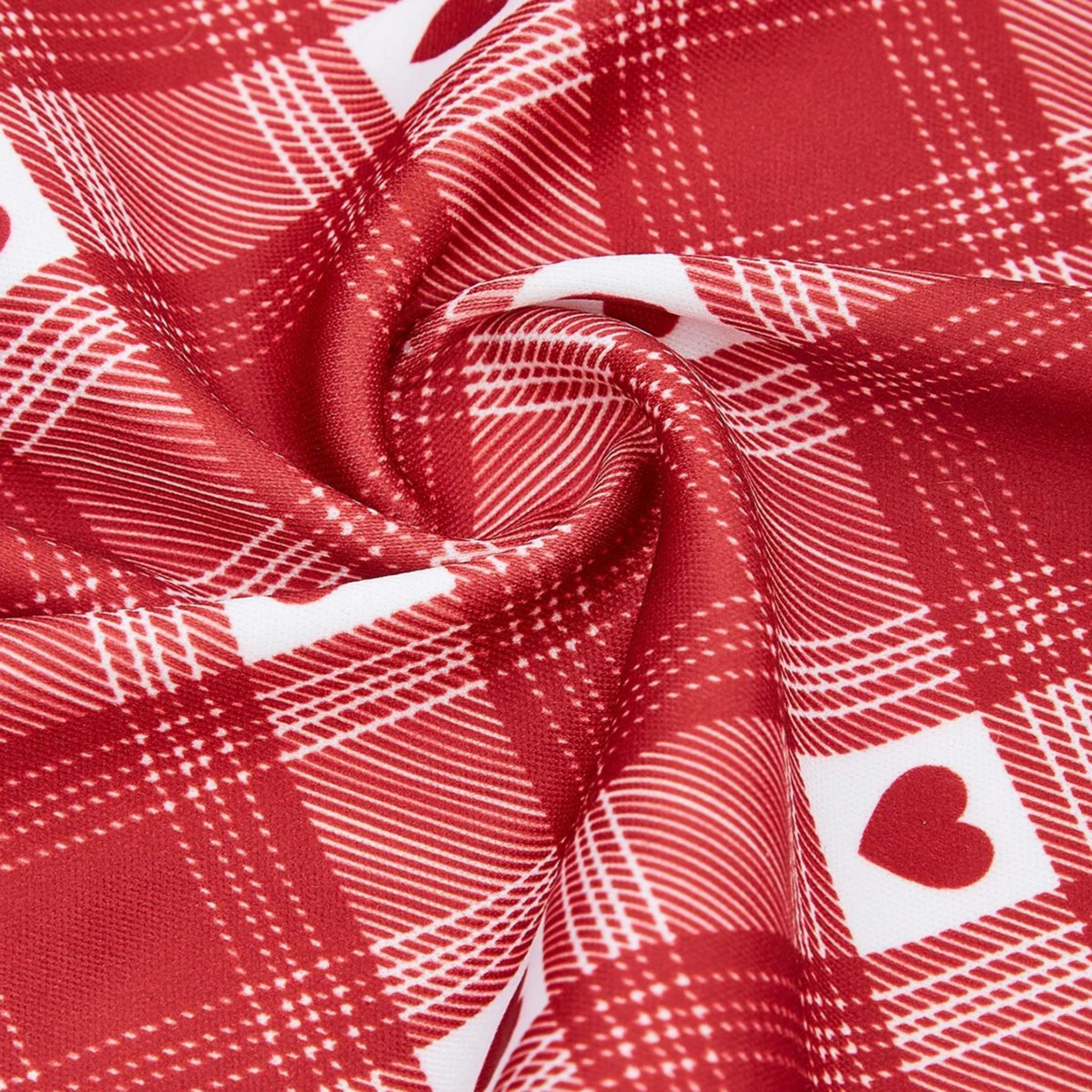 Valentine Heart Print Dog Bandana Scarf 3