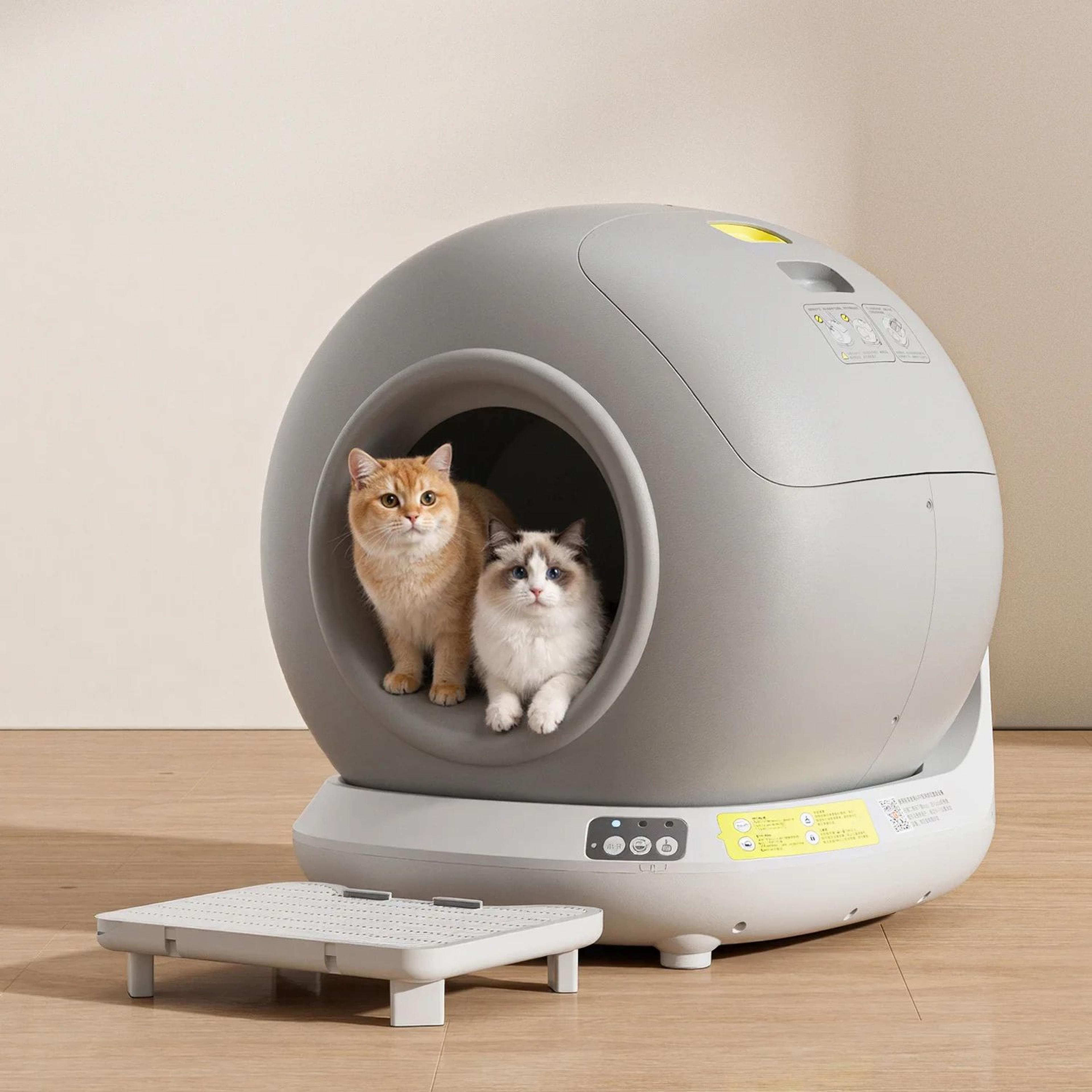 SmartClean 78L Self Cleaning Cat Litter Box With App Control  OdorFree Enclosure 7
