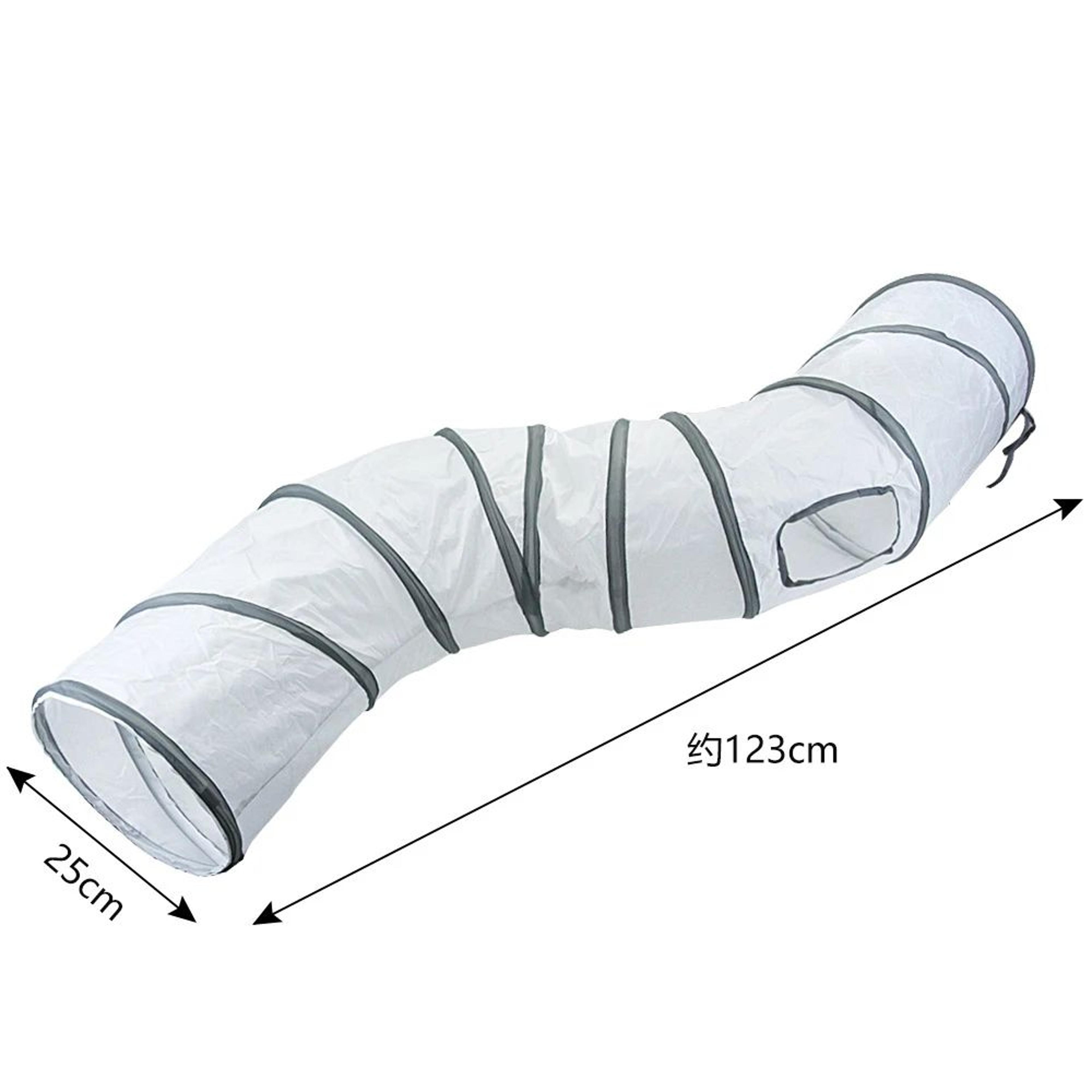 WhiskerHide Foldable Cat Tunnel For Indoor Cats  Interactive Kitten Toy Play Tube 8