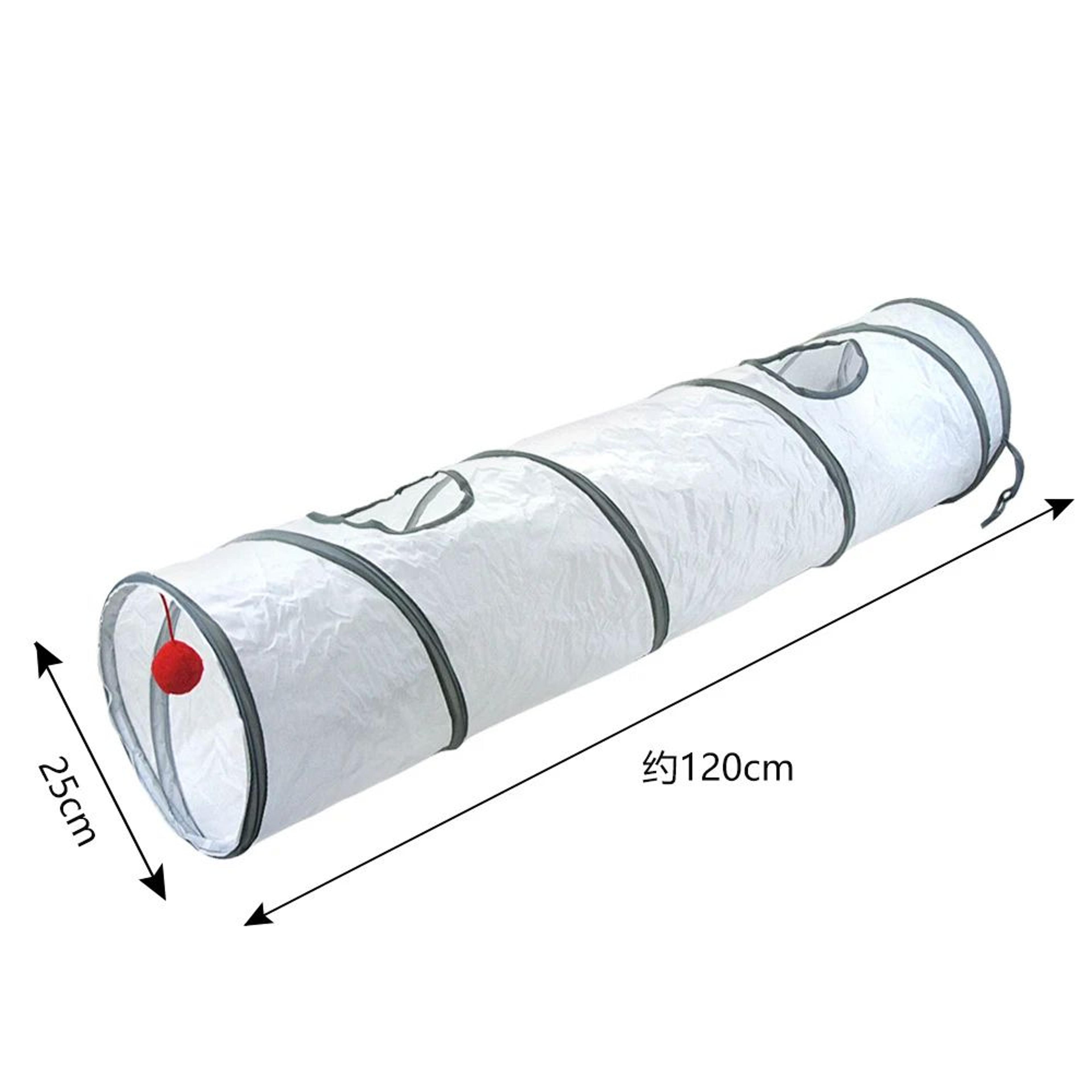 WhiskerHide Foldable Cat Tunnel For Indoor Cats  Interactive Kitten Toy Play Tube 9