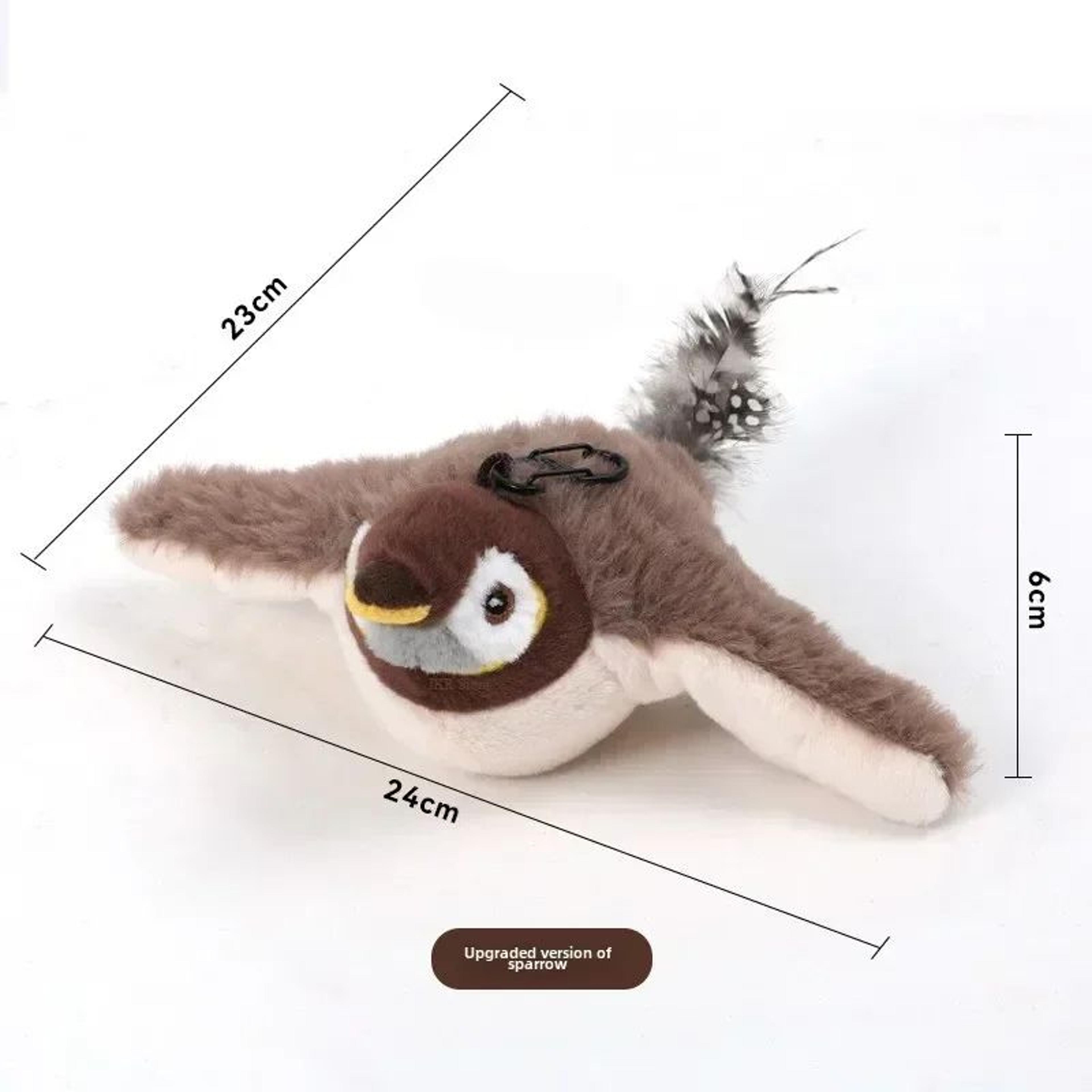 PurrFlap Interactive Catnip Bird Toy  USB Rechargeable Touch Activated Cat Toy 1
