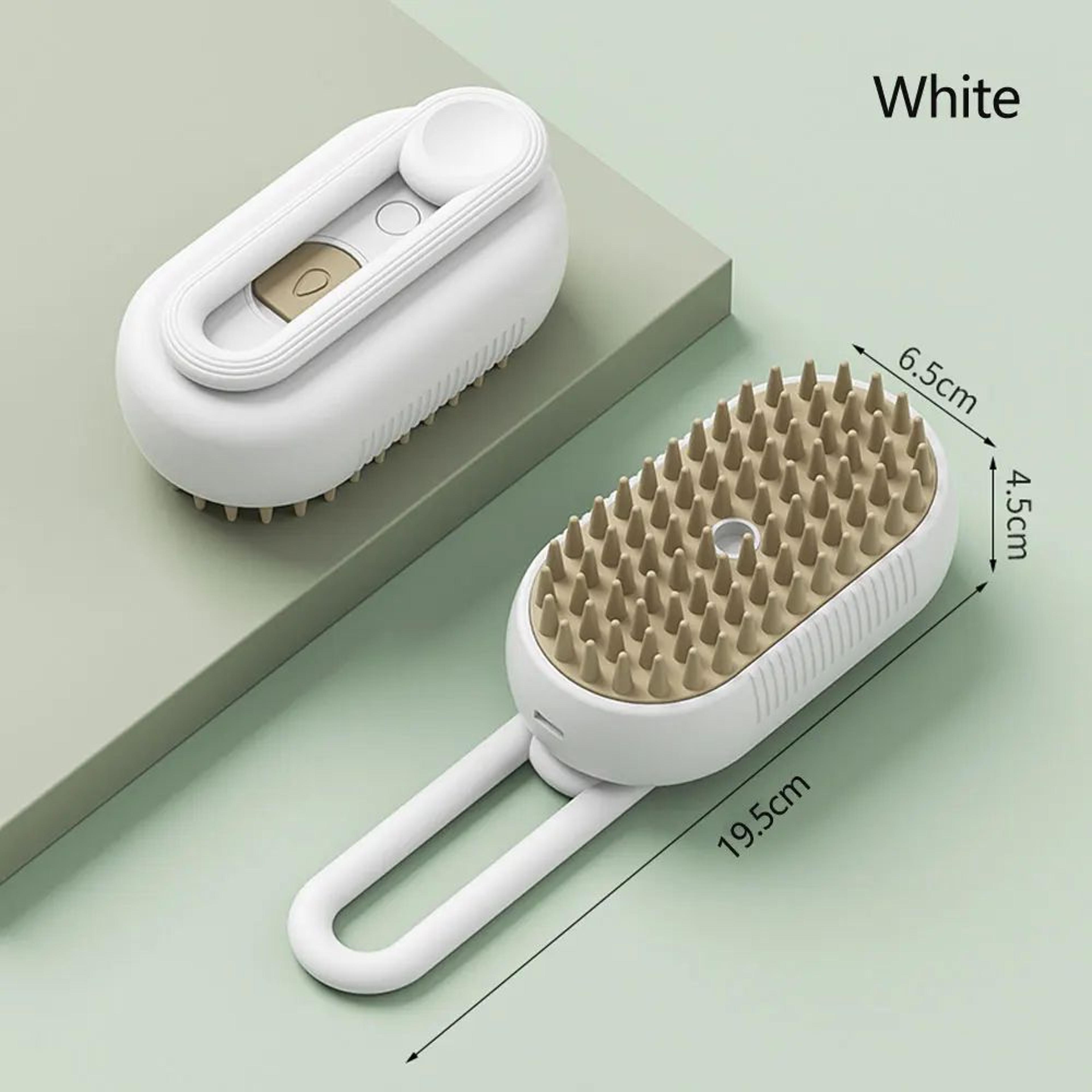 SteamGlow SelfCleaning Pet Grooming Brush For Cats  Dogs 6