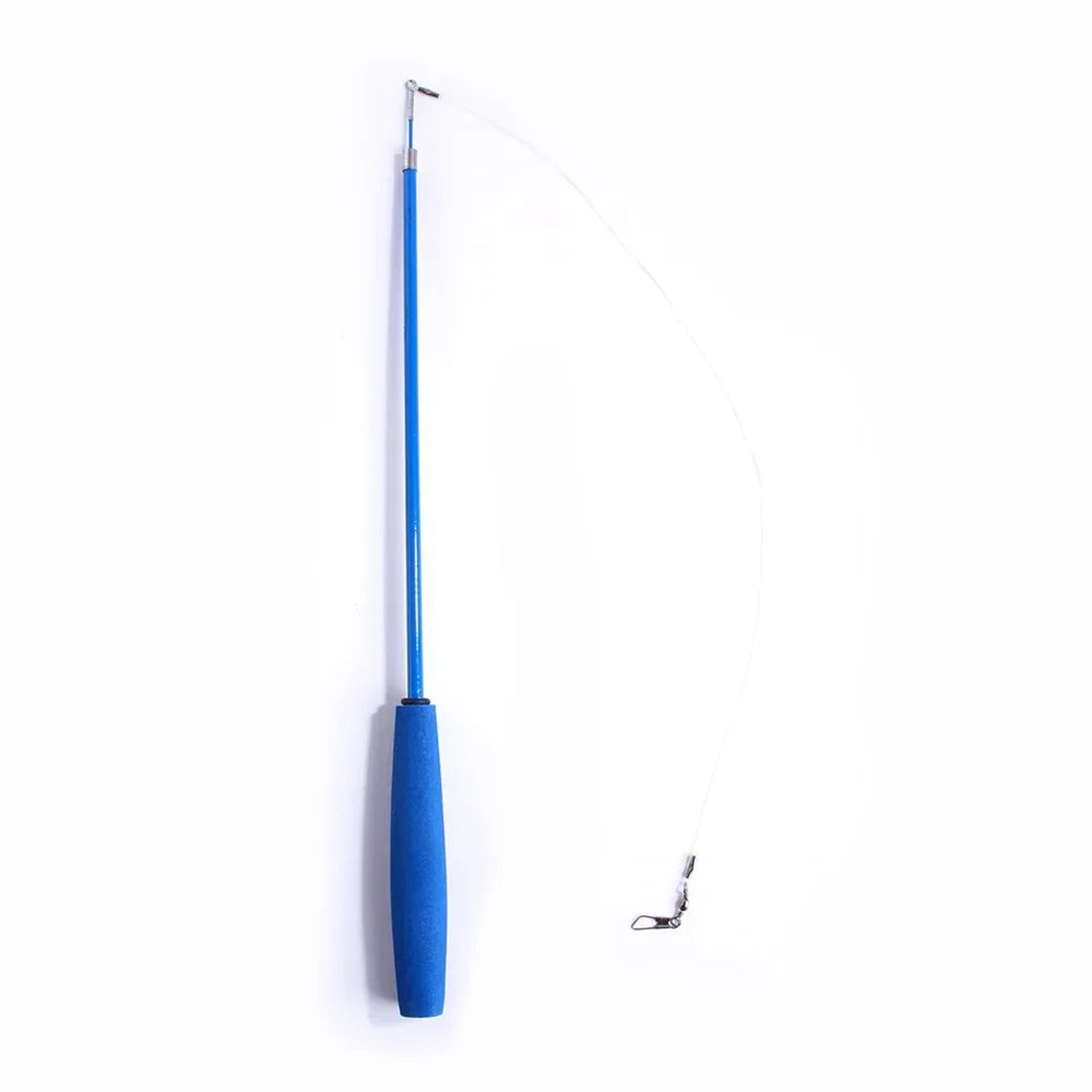 Retractable Feather Cat Teaser Wand Set 1
