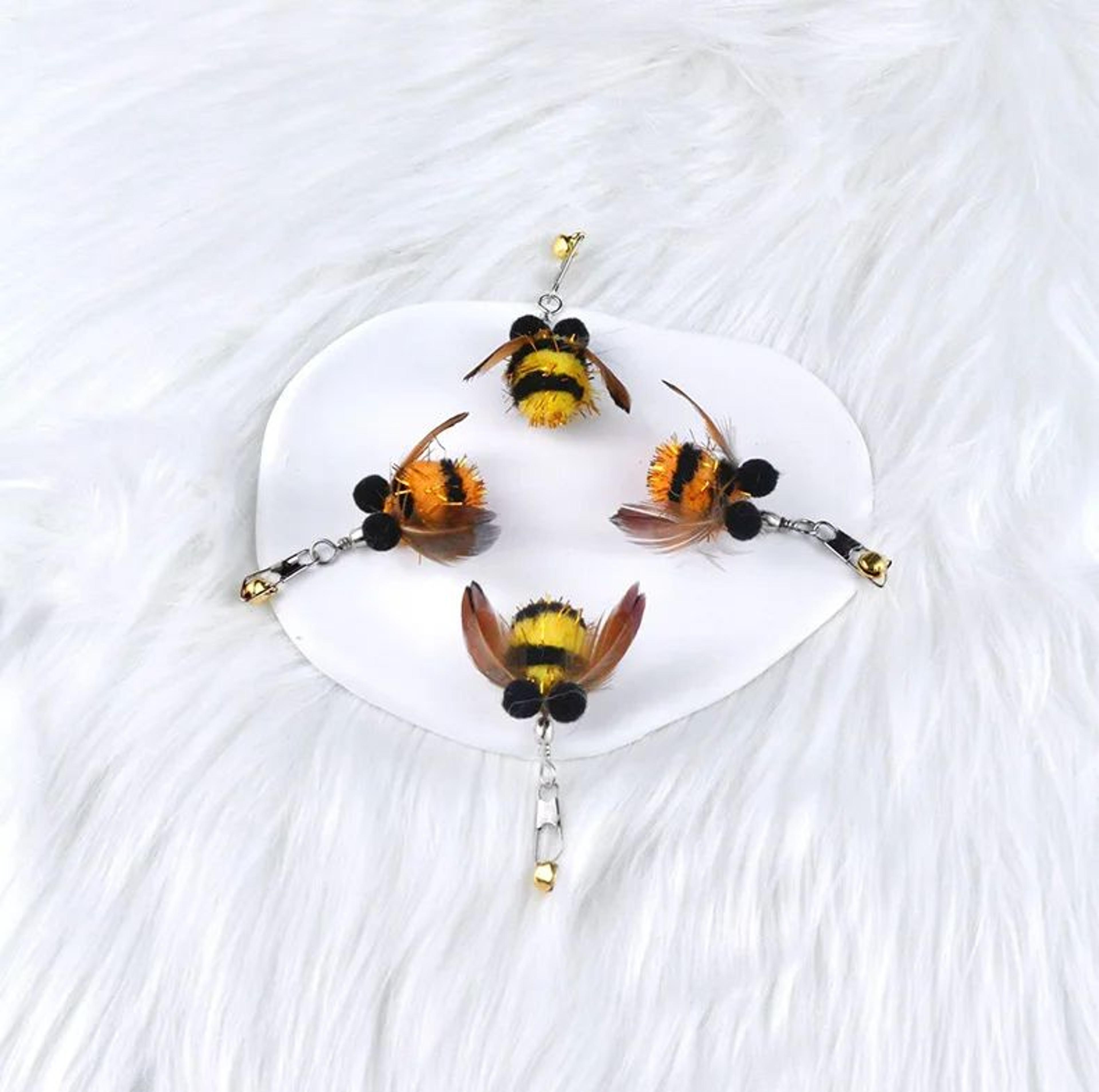 FlutterBug Cat Feather Toy Refills For Interactive Play 3