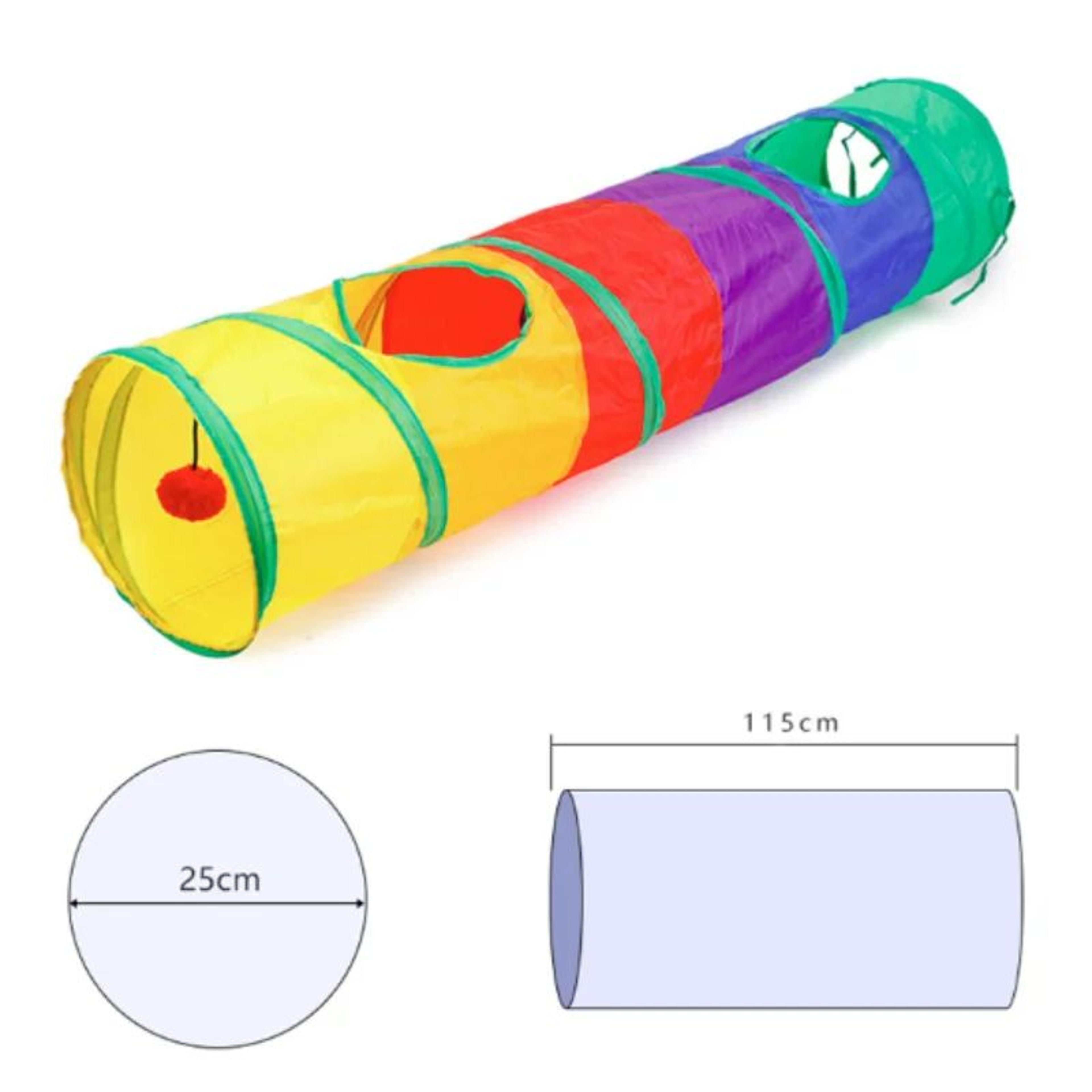 Collapsible Cat Tunnel Toy For Indoor Cats And Kittens 17