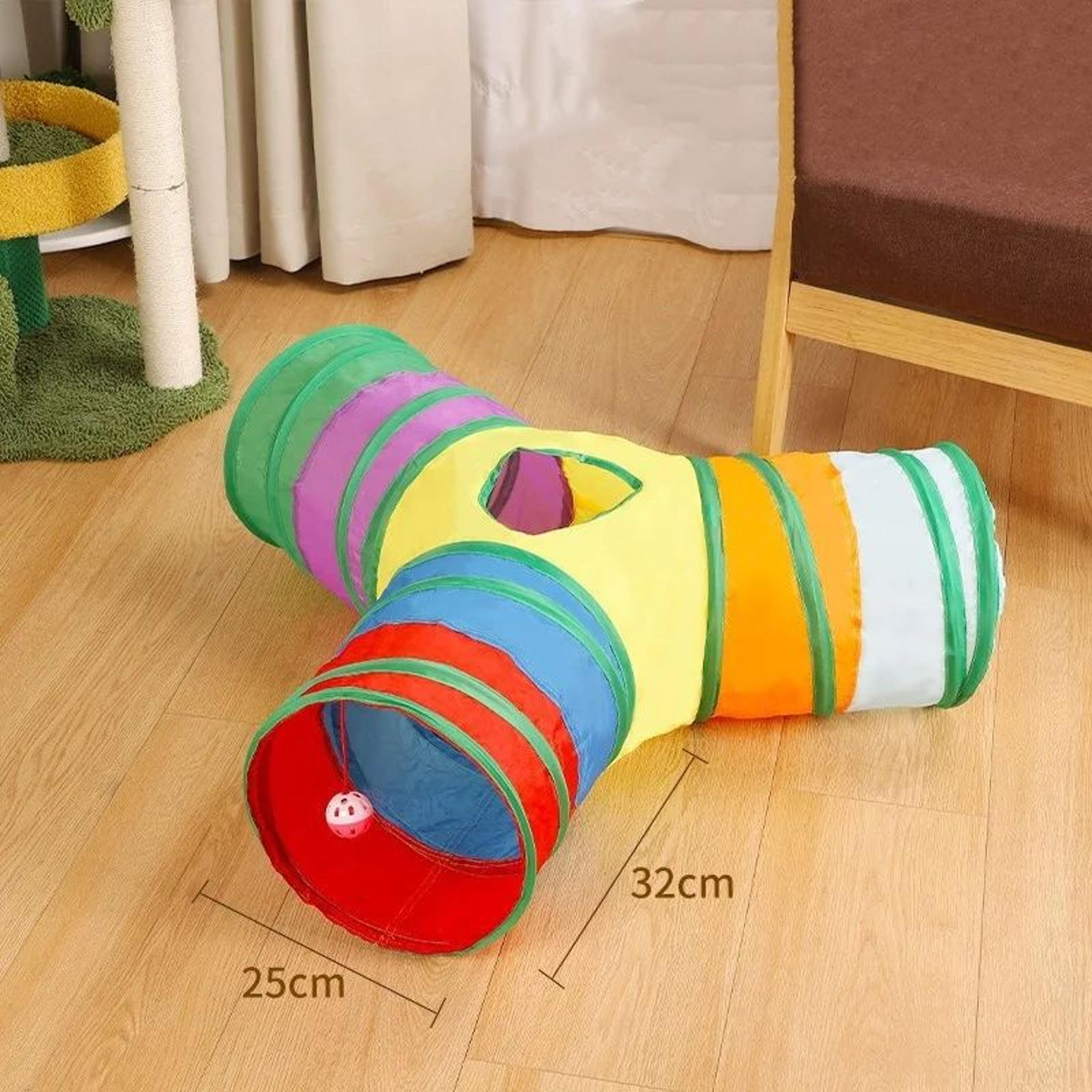 Collapsible Cat Tunnel Toy For Indoor Cats And Kittens 9