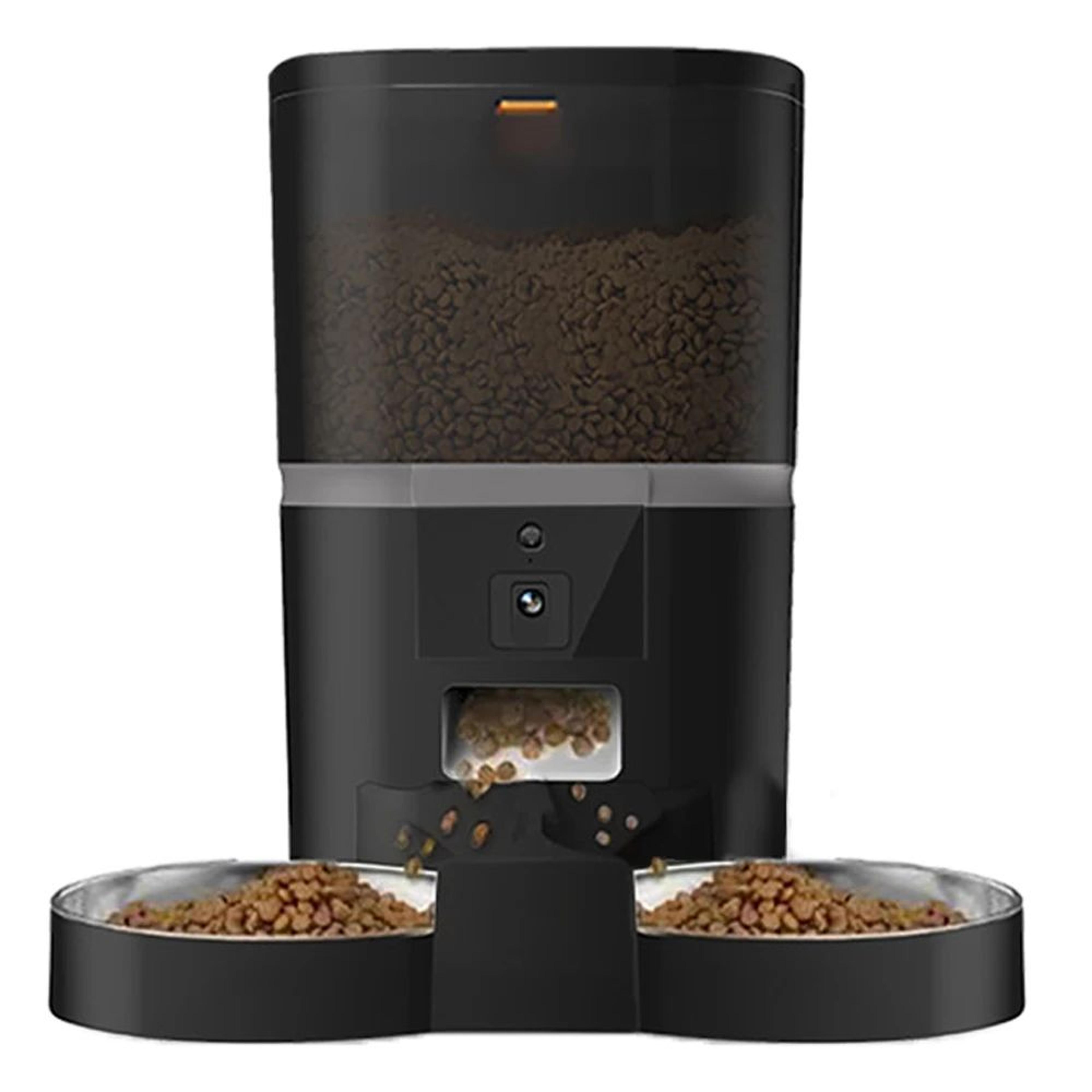 SmartView 4L Automatic Cat Feeder With Camera  Dual Feeding Bowls 7