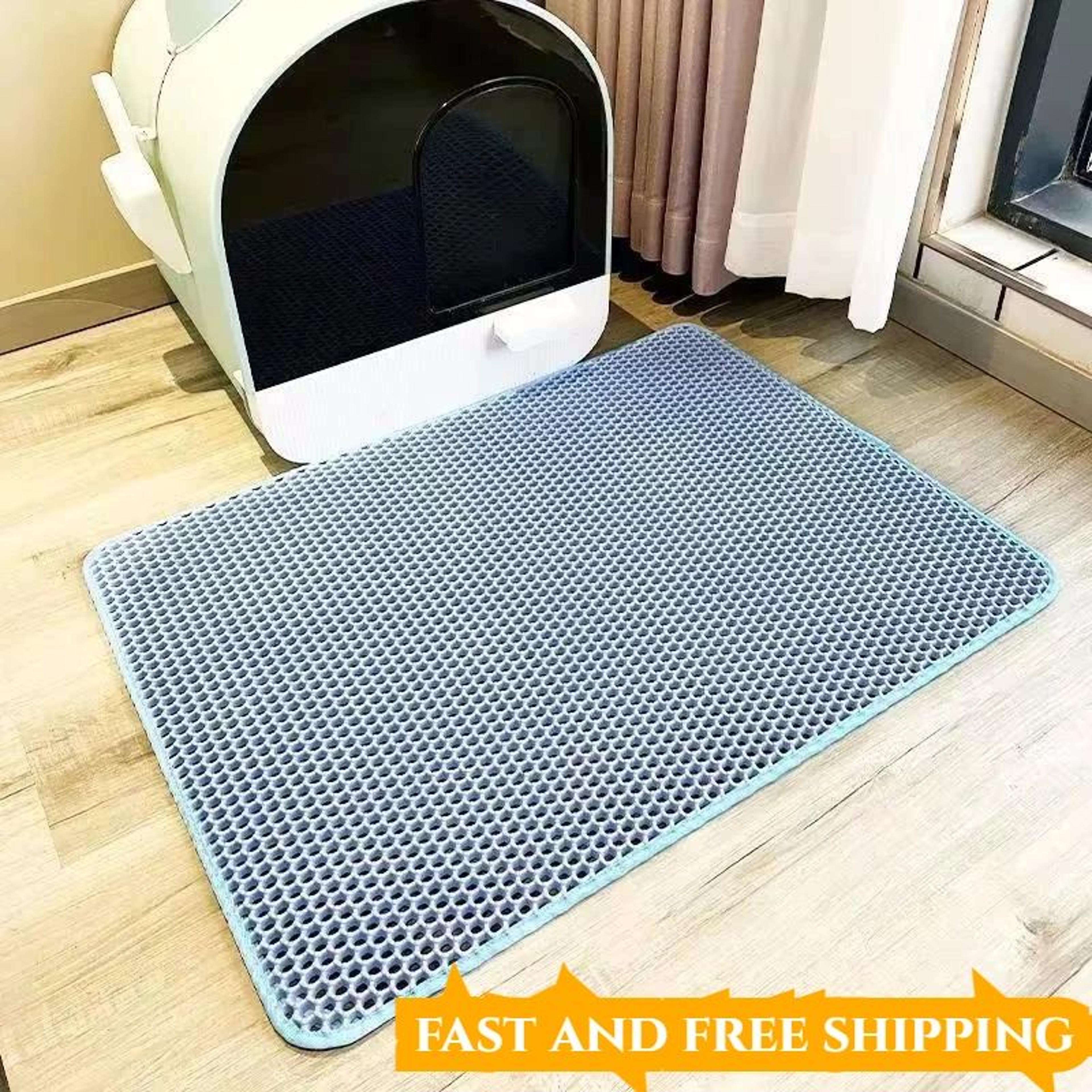 Double Layer Waterproof Cat Litter Mat For Cleaner Floors 7
