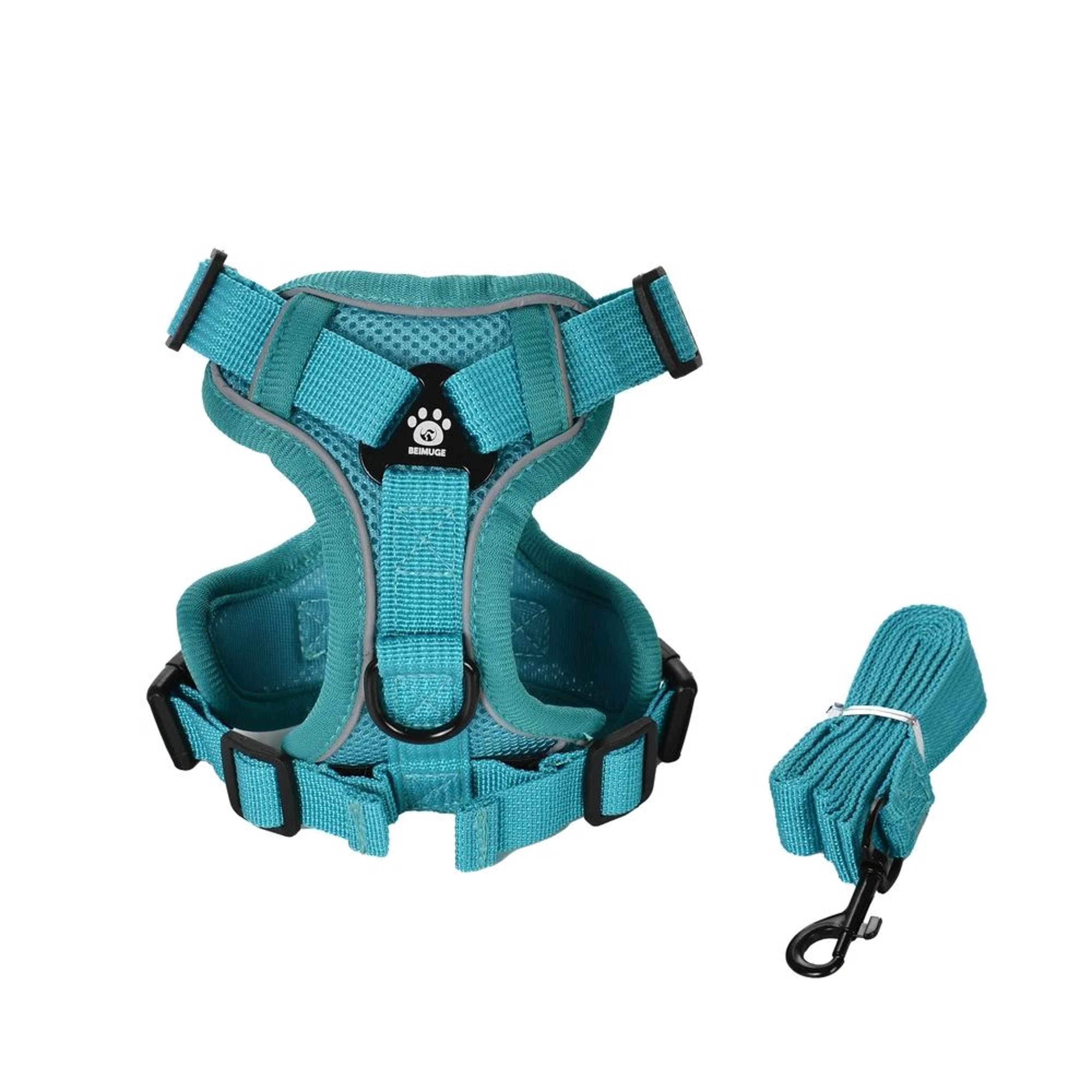 Reflective NoPull Cat Harness And Leash Set For Small Dogs  Cats  Adjustable Breathable Pet Vest 4