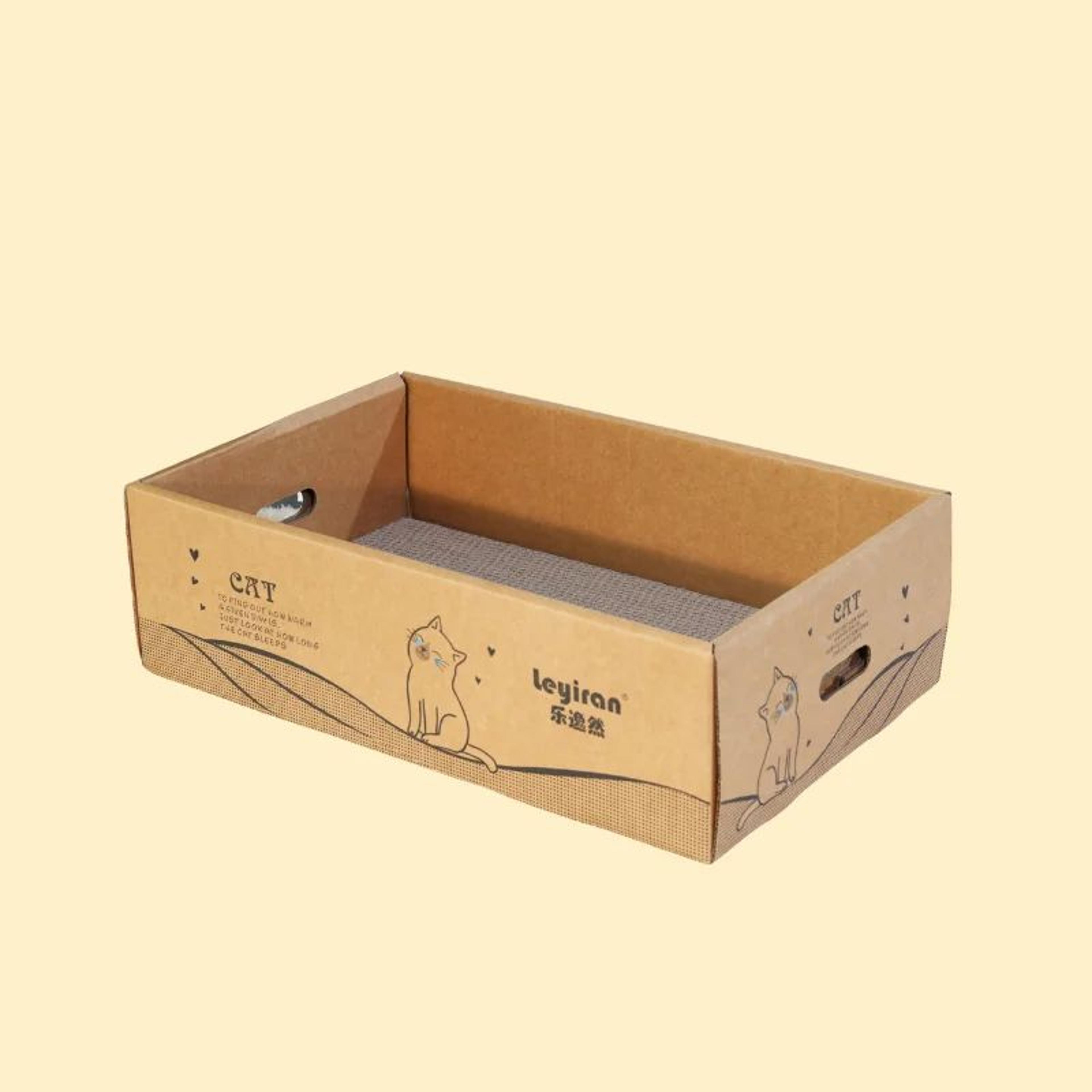 6Pack Extra Large Cardboard Cat Scratcher Pads For Indoor Cats  Reversible Scratch Boards 3