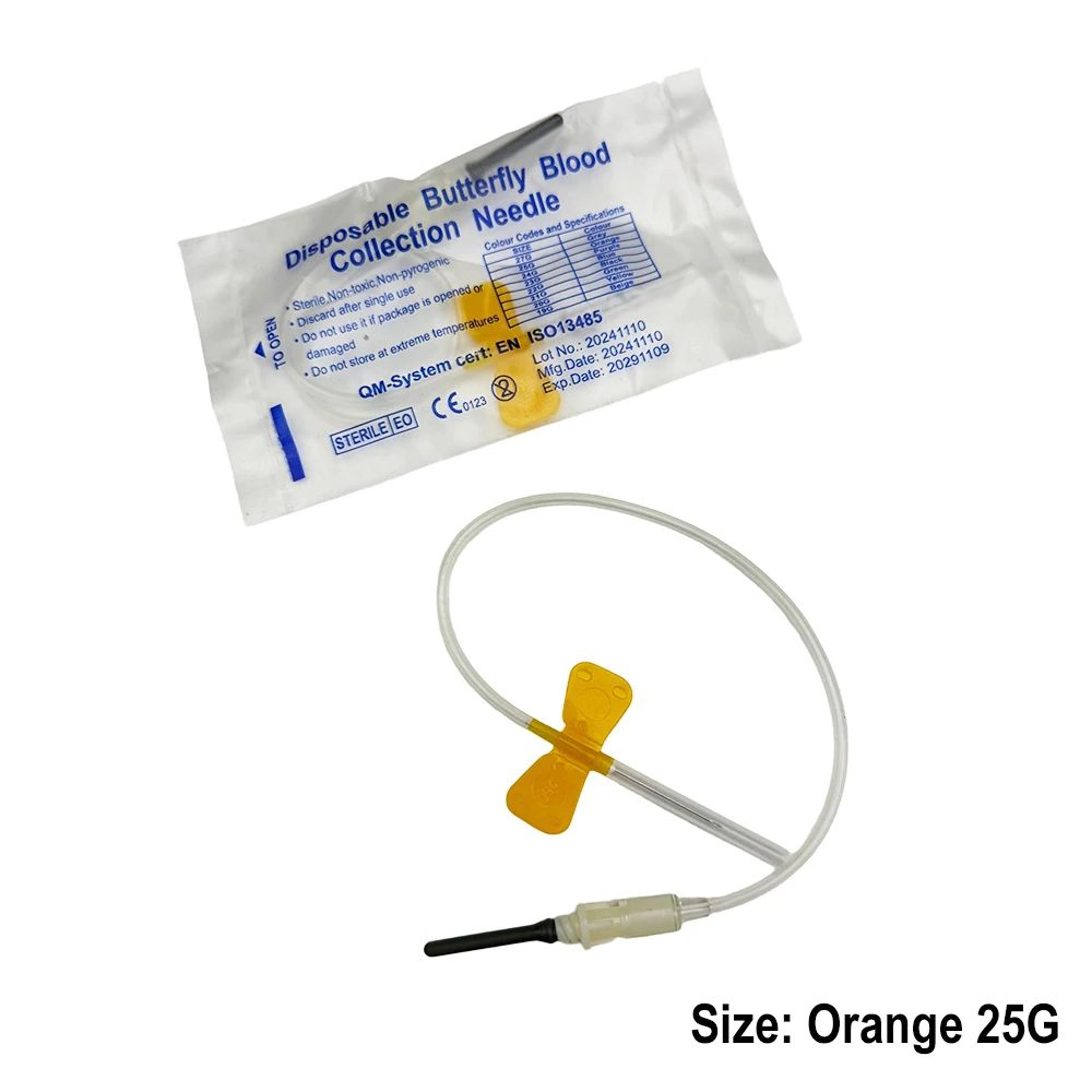 Disposable Butterfly Blood Collection Needles For Pets Double Wing Animal Care Needles 9