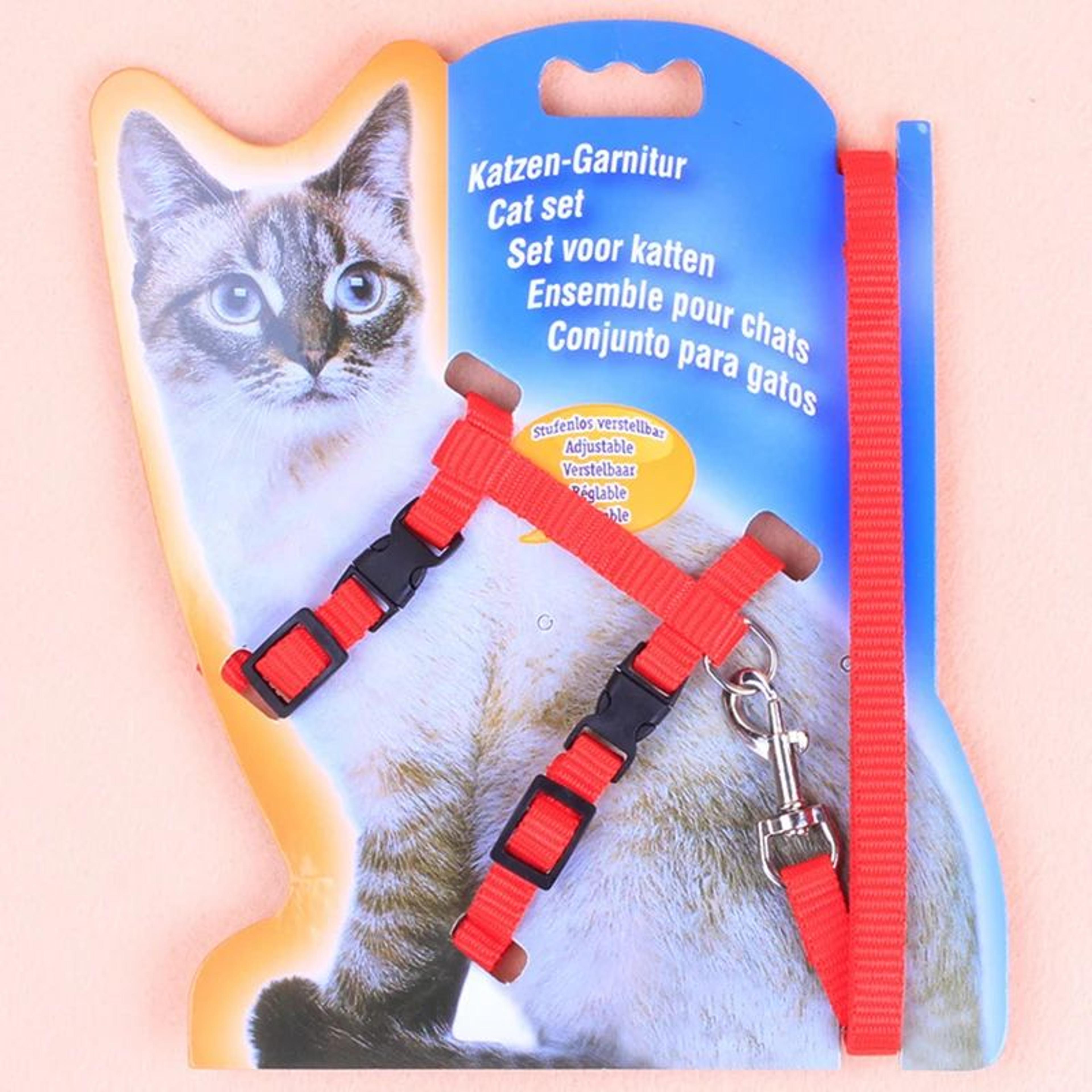Adjustable Cat Harness And Leash Set For Safe Outdoor Walks 9