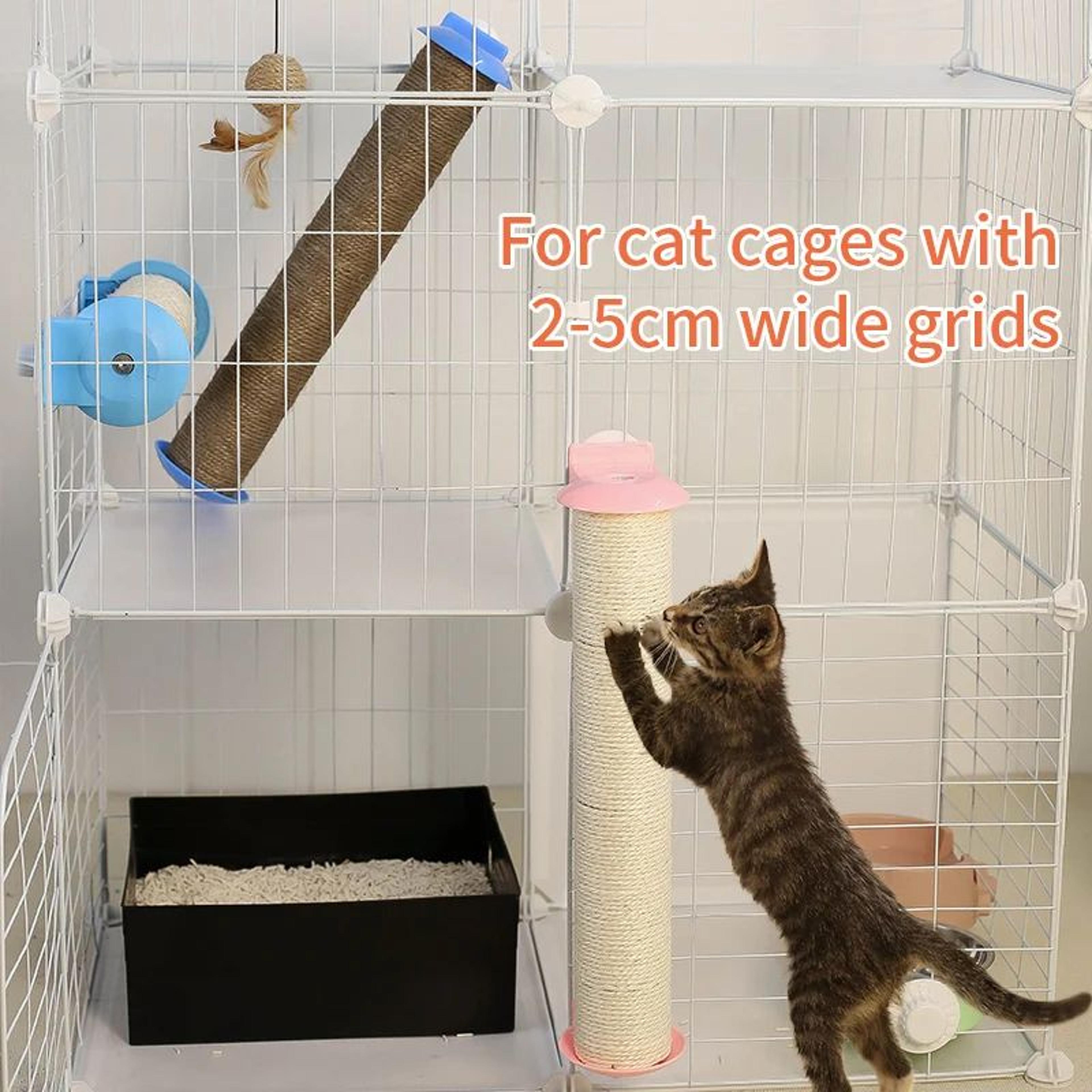 Cat Scratching Post Replacement With Natural Sisal And M8 Screw Fit 4