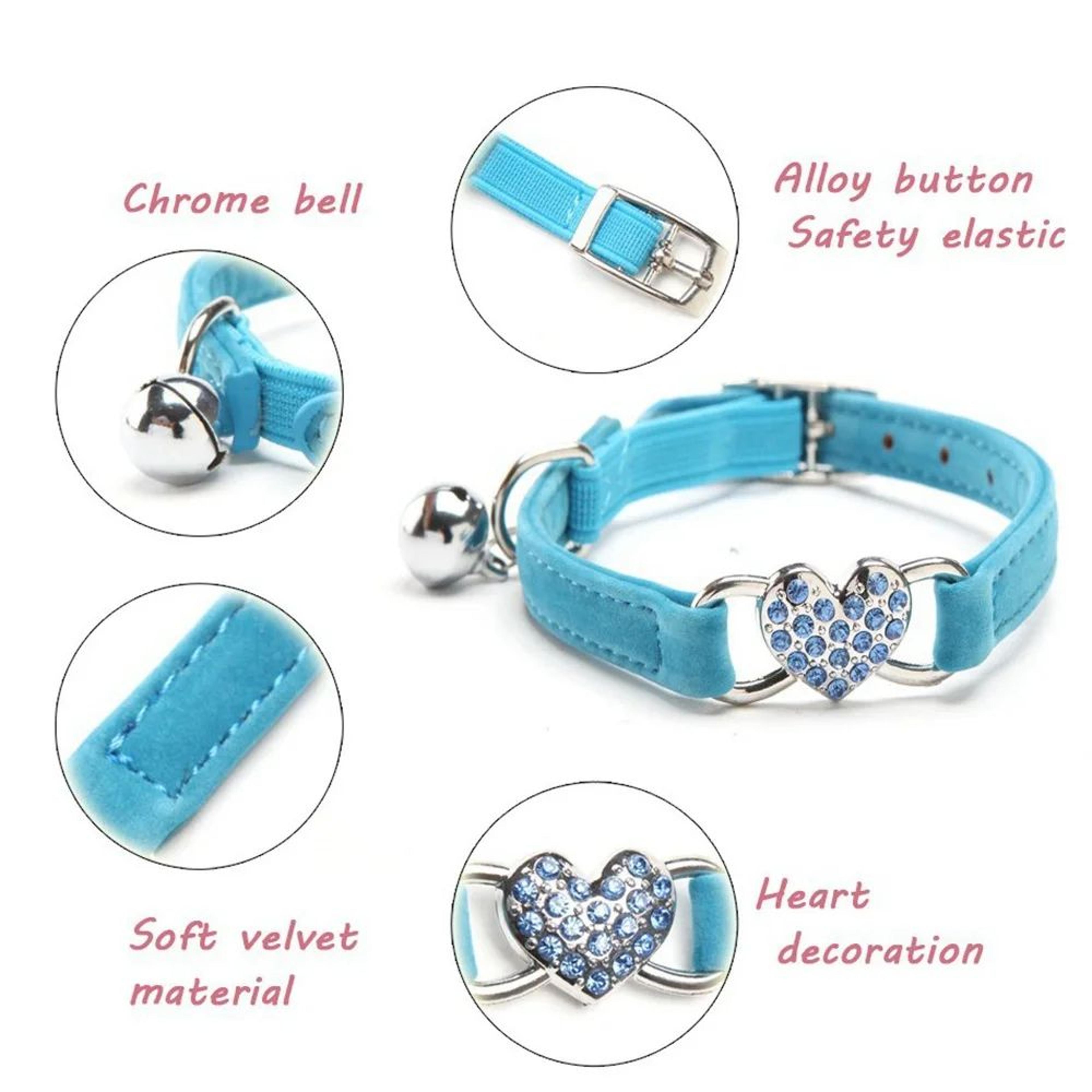 SafeBell Breakaway Cat Collar With Bell For Kittens  Small Pets 1