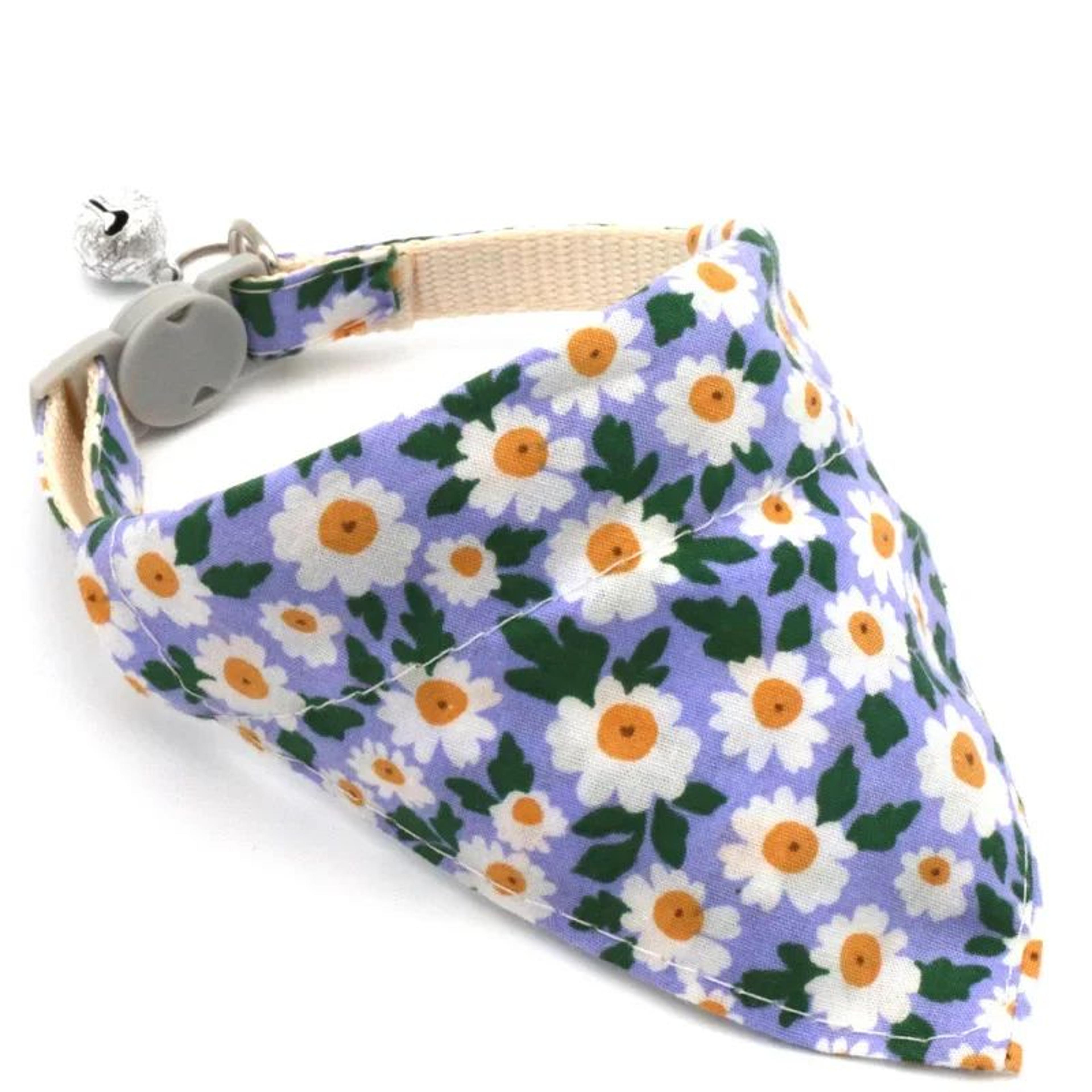 PetalCharm Daisy Bandana Collar For Small Dogs  Cats 1