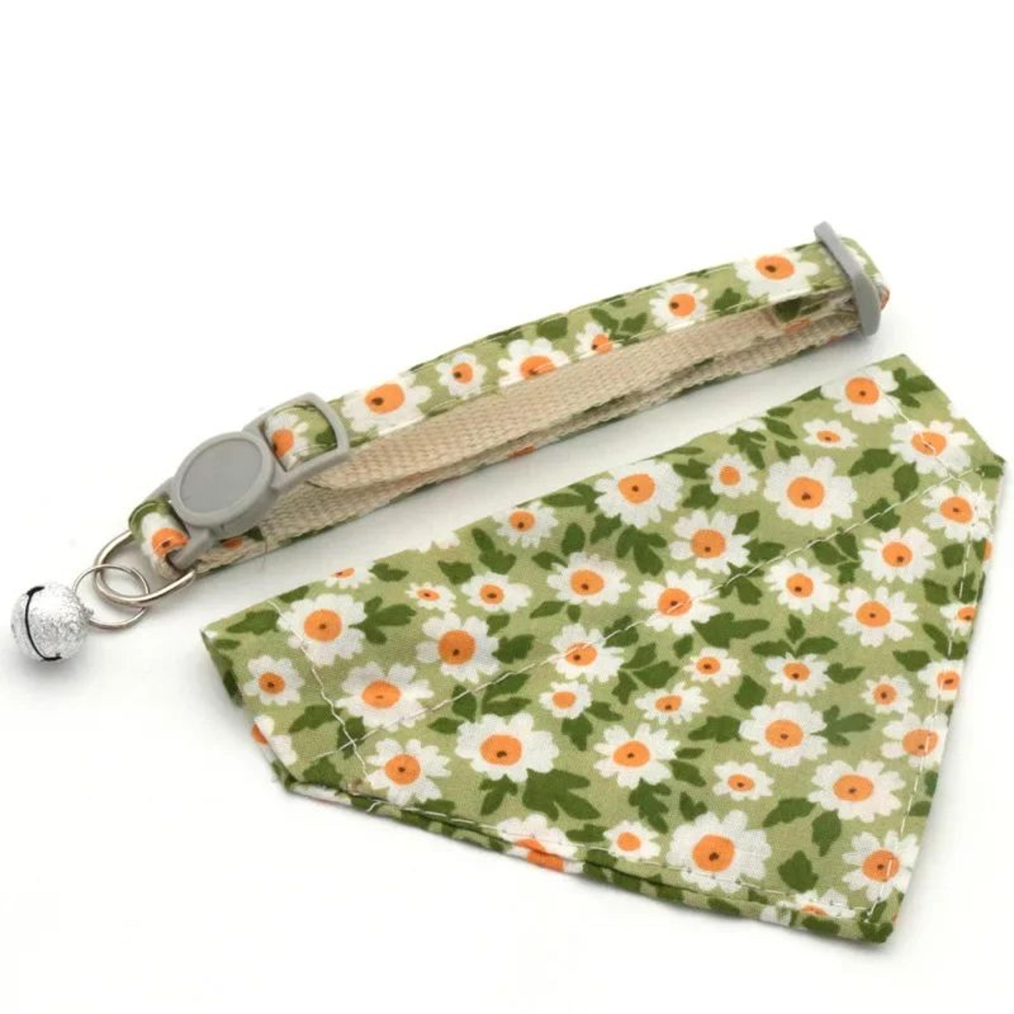 PetalCharm Daisy Bandana Collar For Small Dogs  Cats 6