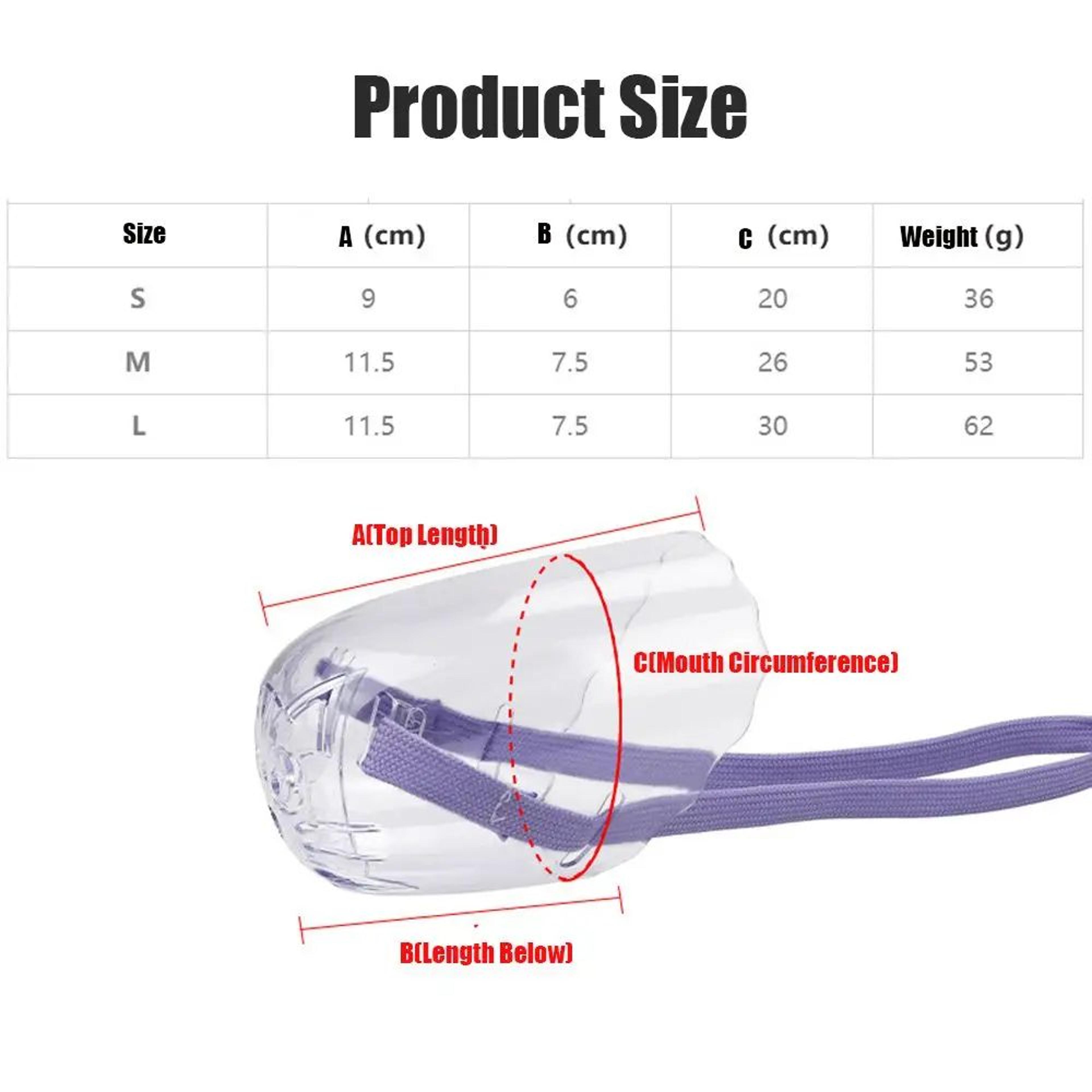 Clear Comfort Cat Muzzle For Safe Grooming 5