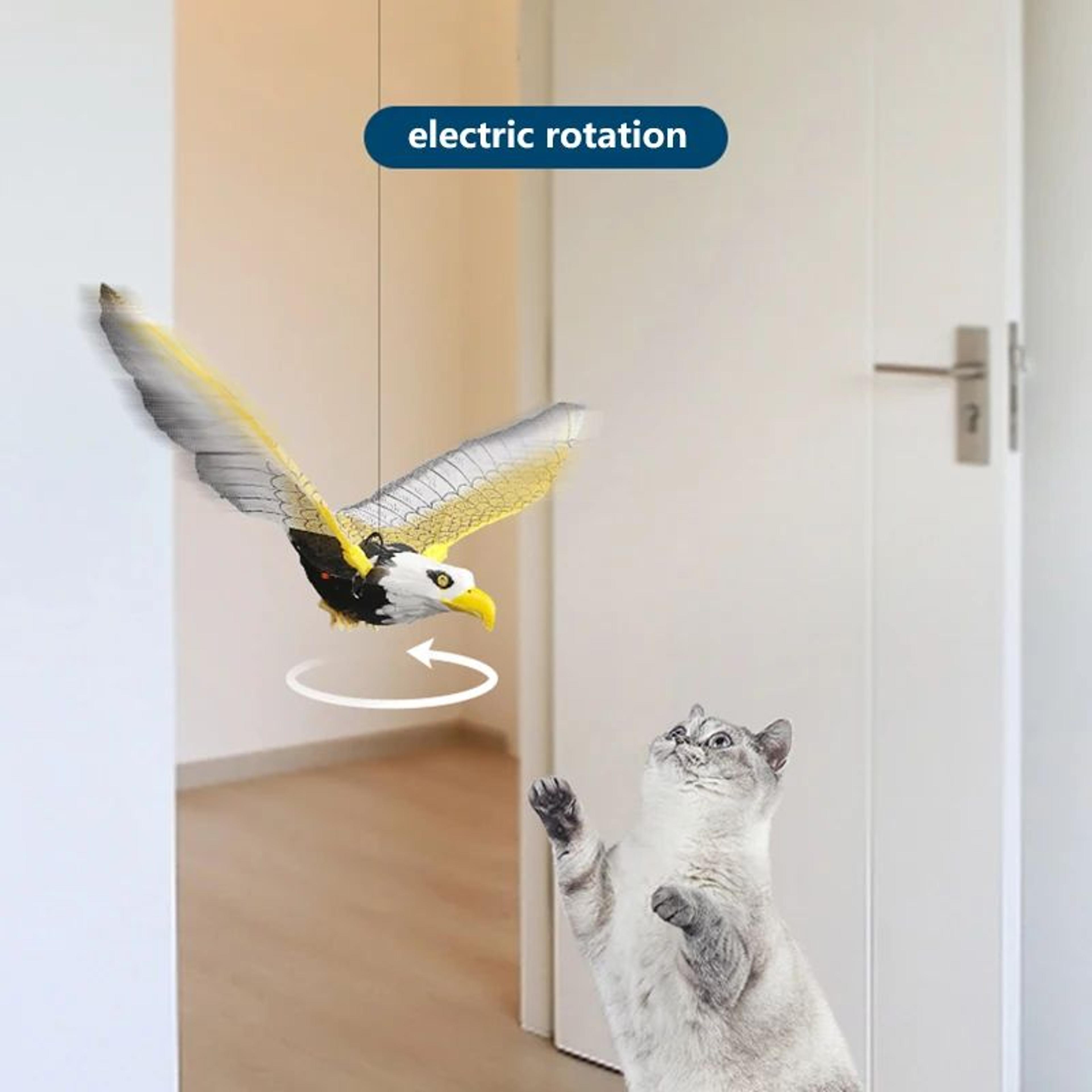 FlappyHunt Interactive Bird Cat Toy With Hanging Eagle Motion 4