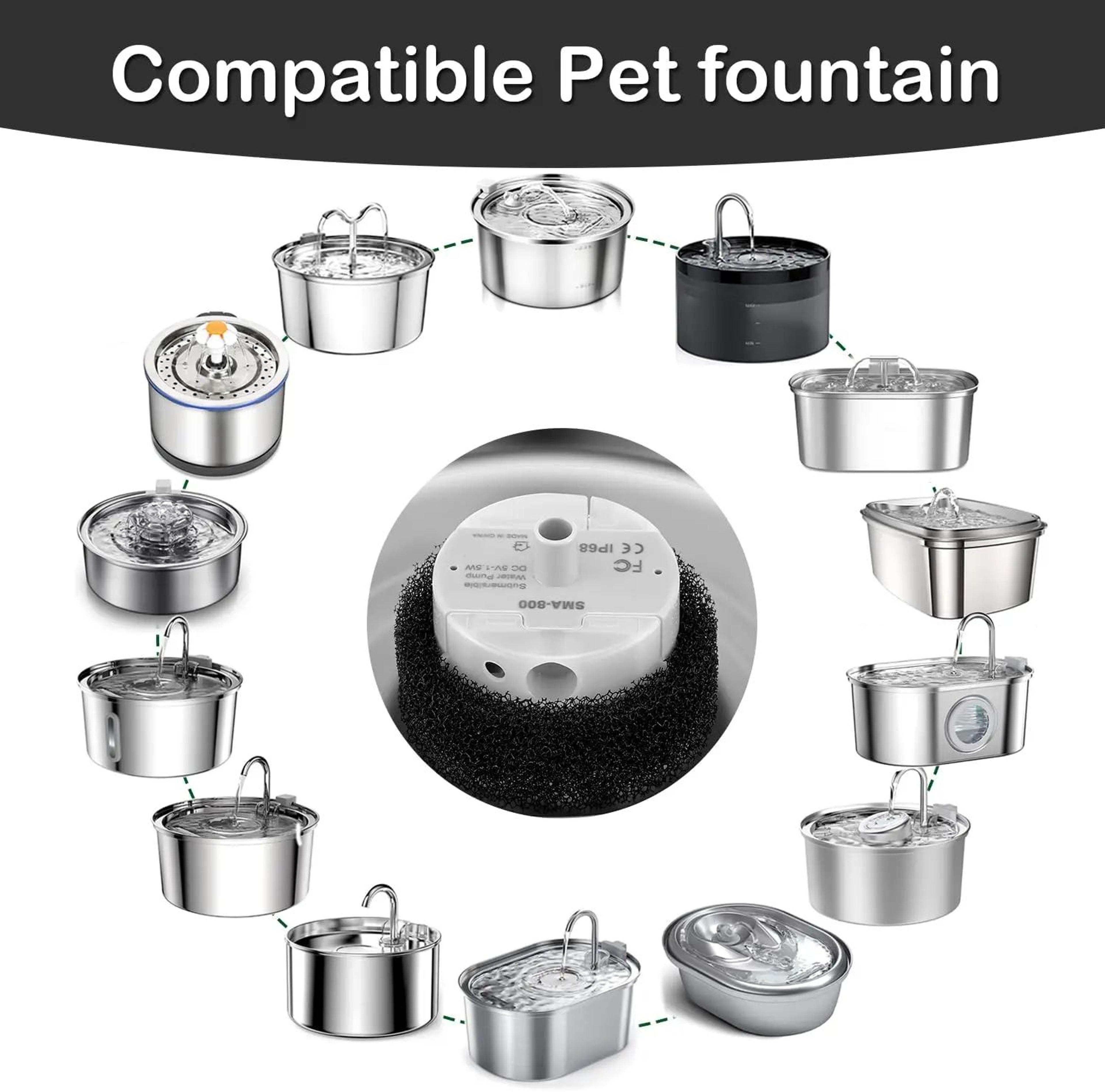 SilentFlow SMA800 USB Cat Fountain Replacement Pump 1