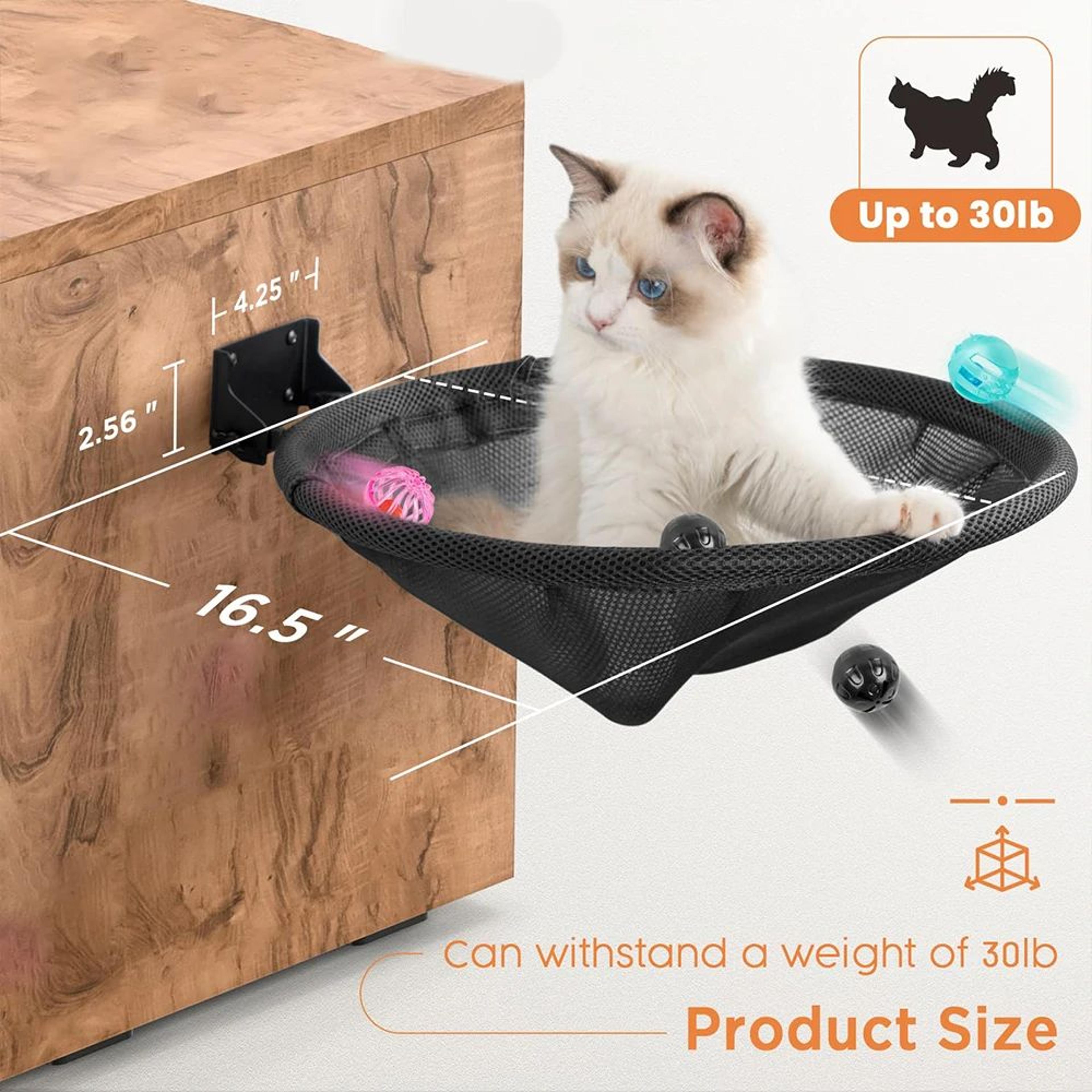 Foldable Wall Mounted Cat Hammock Shelf 4
