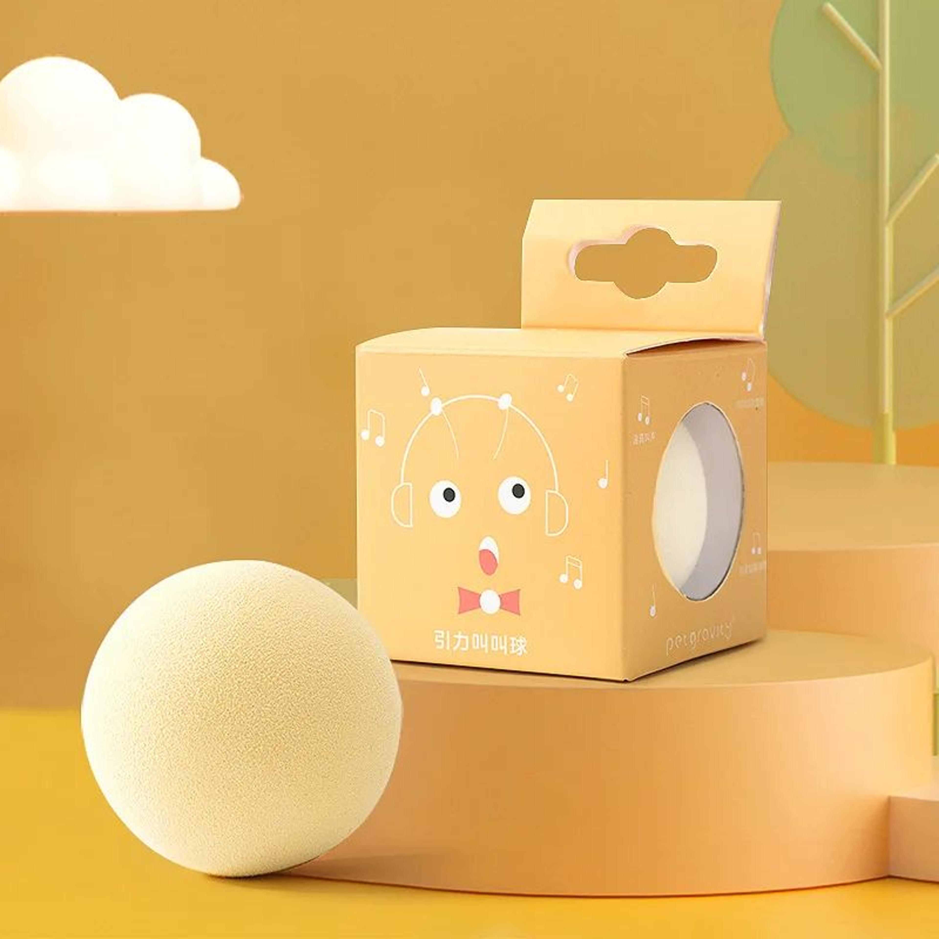 ChirpPlay Interactive Sound Ball For Cats  Plush Cat Toy Ball With Realistic Bird  Cricket Sounds 8