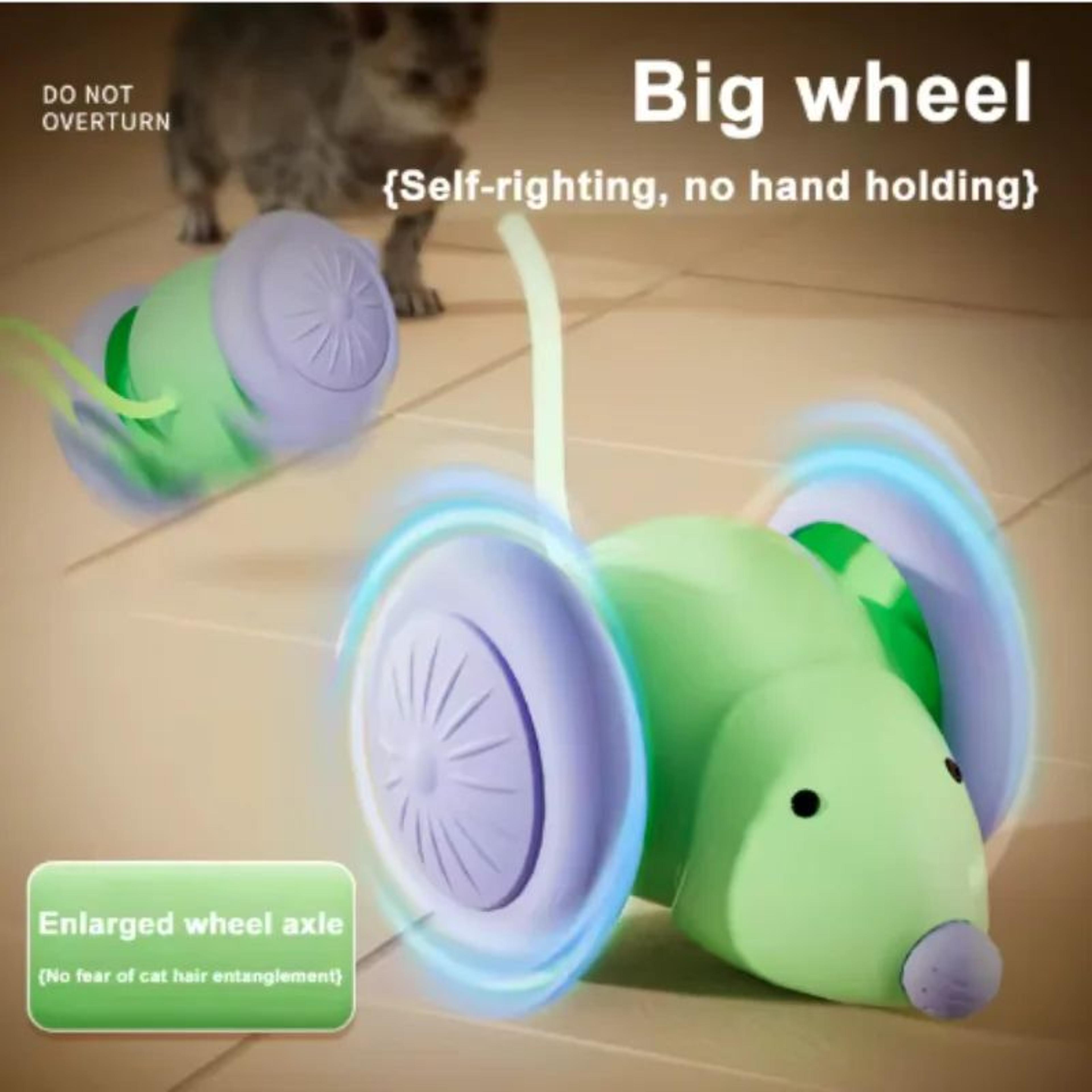 Smart Chase Rechargeable Cat Mouse Toy With Obstacle Avoidance 2